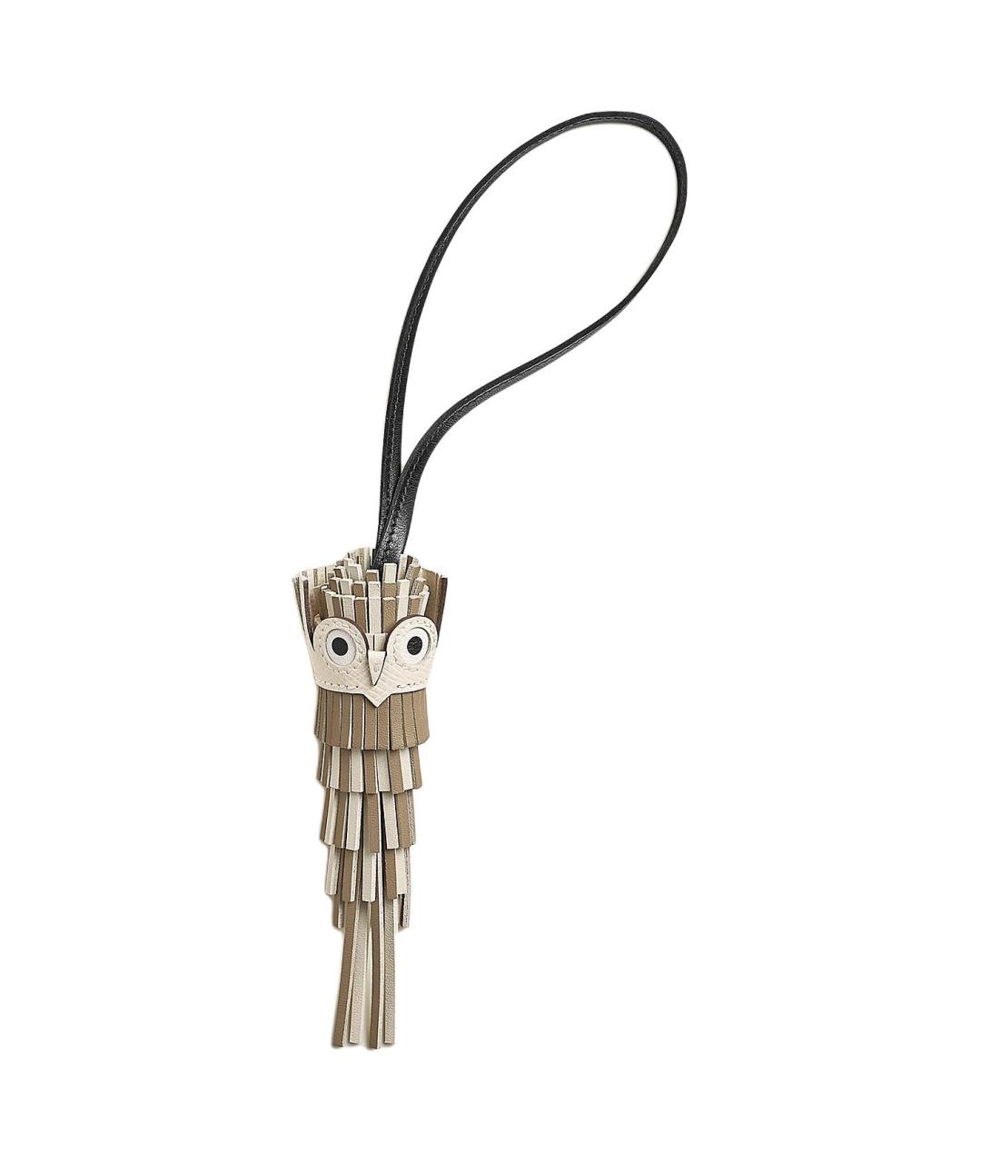 HERMES Бежевый брелок, фото 1