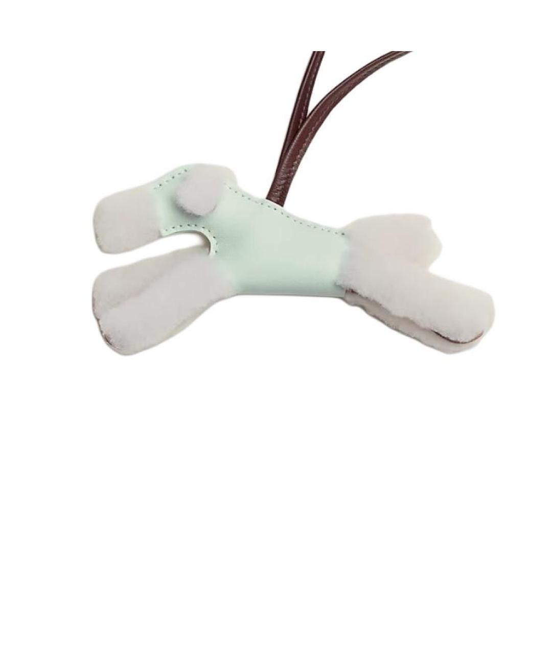 HERMES Бежевый брелок, фото 2