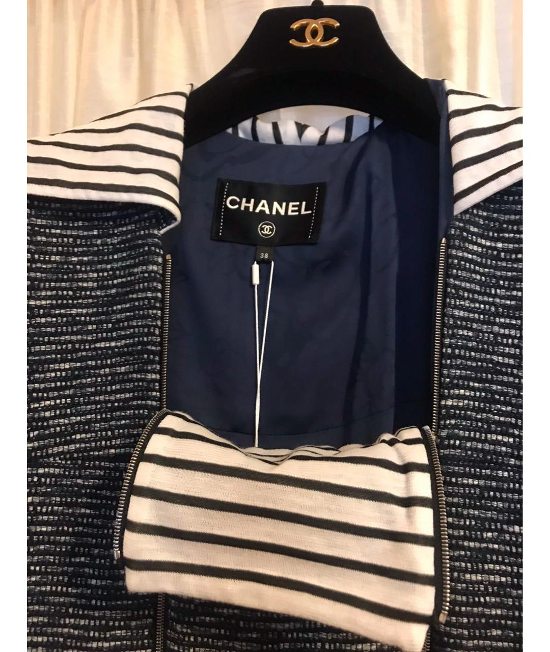 CHANEL Мульти твидовый жакет/пиджак, фото 2