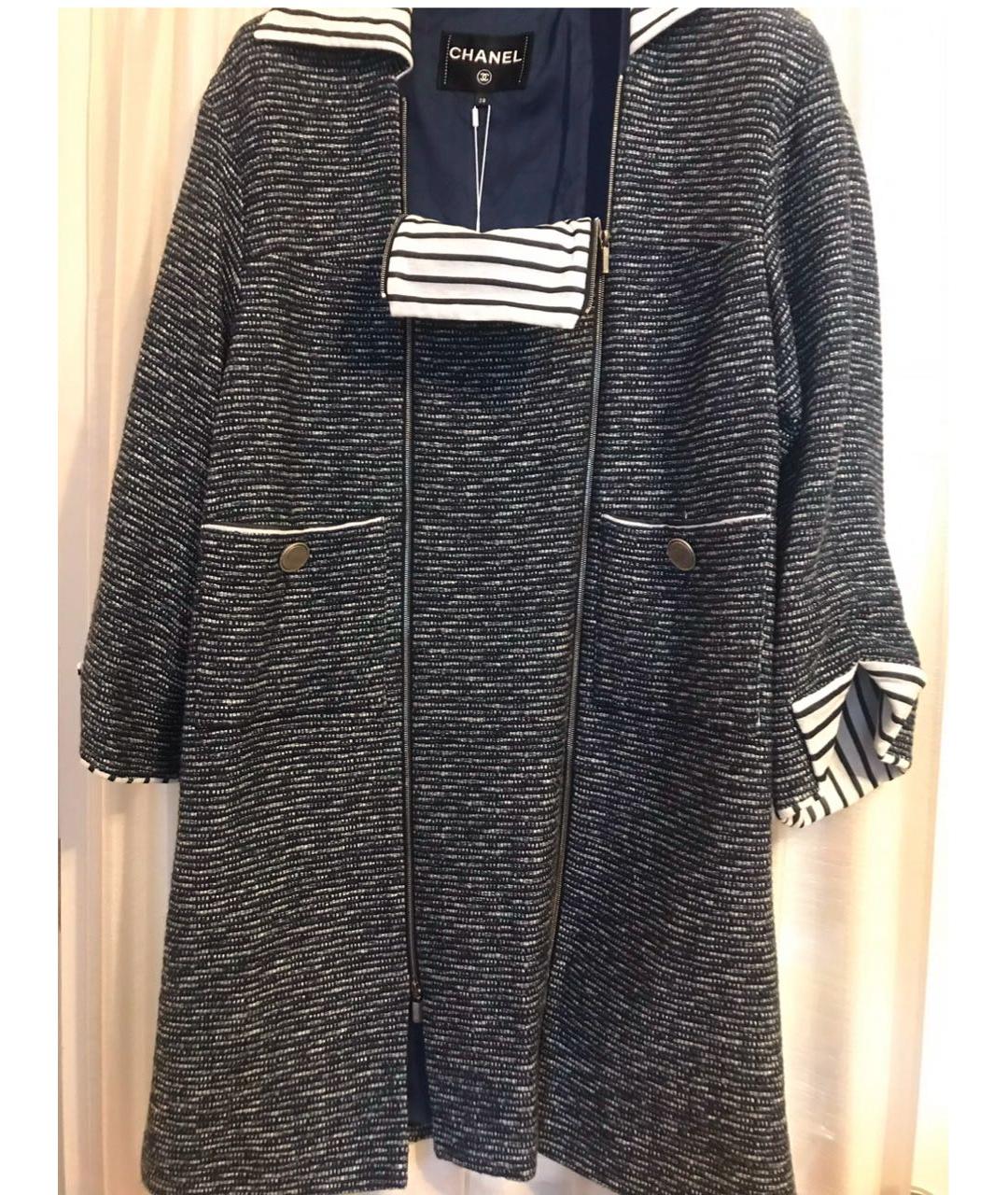 CHANEL Мульти твидовый жакет/пиджак, фото 5