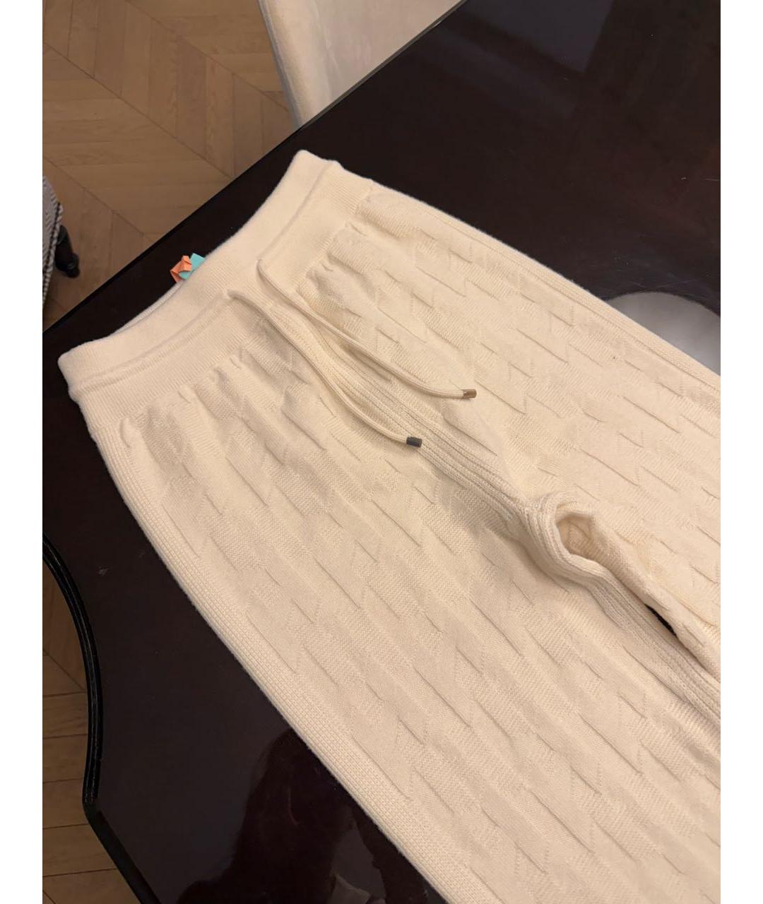 HERMES Бежевые шерстяные кюлоты, фото 2