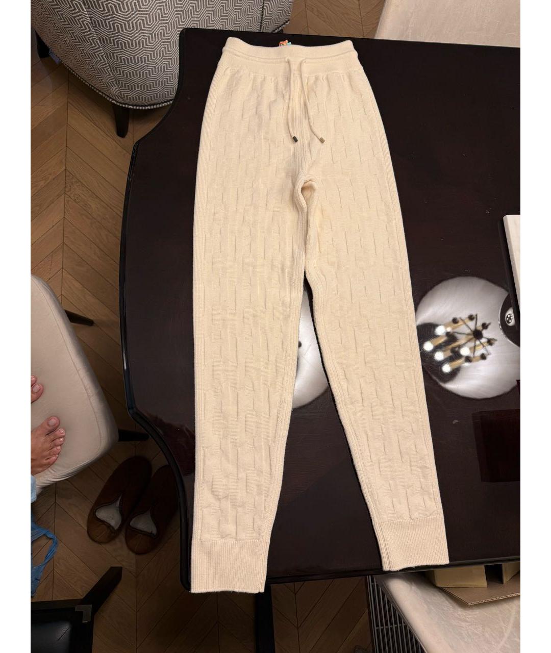 HERMES Бежевые шерстяные кюлоты, фото 8