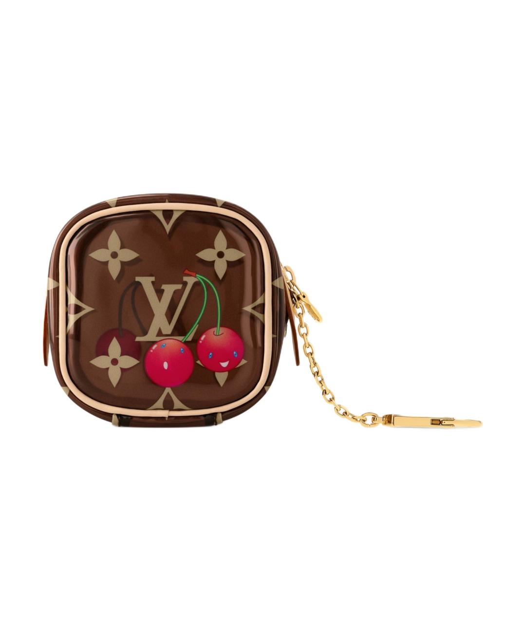 LOUIS VUITTON Коричневый кошелек, фото 3