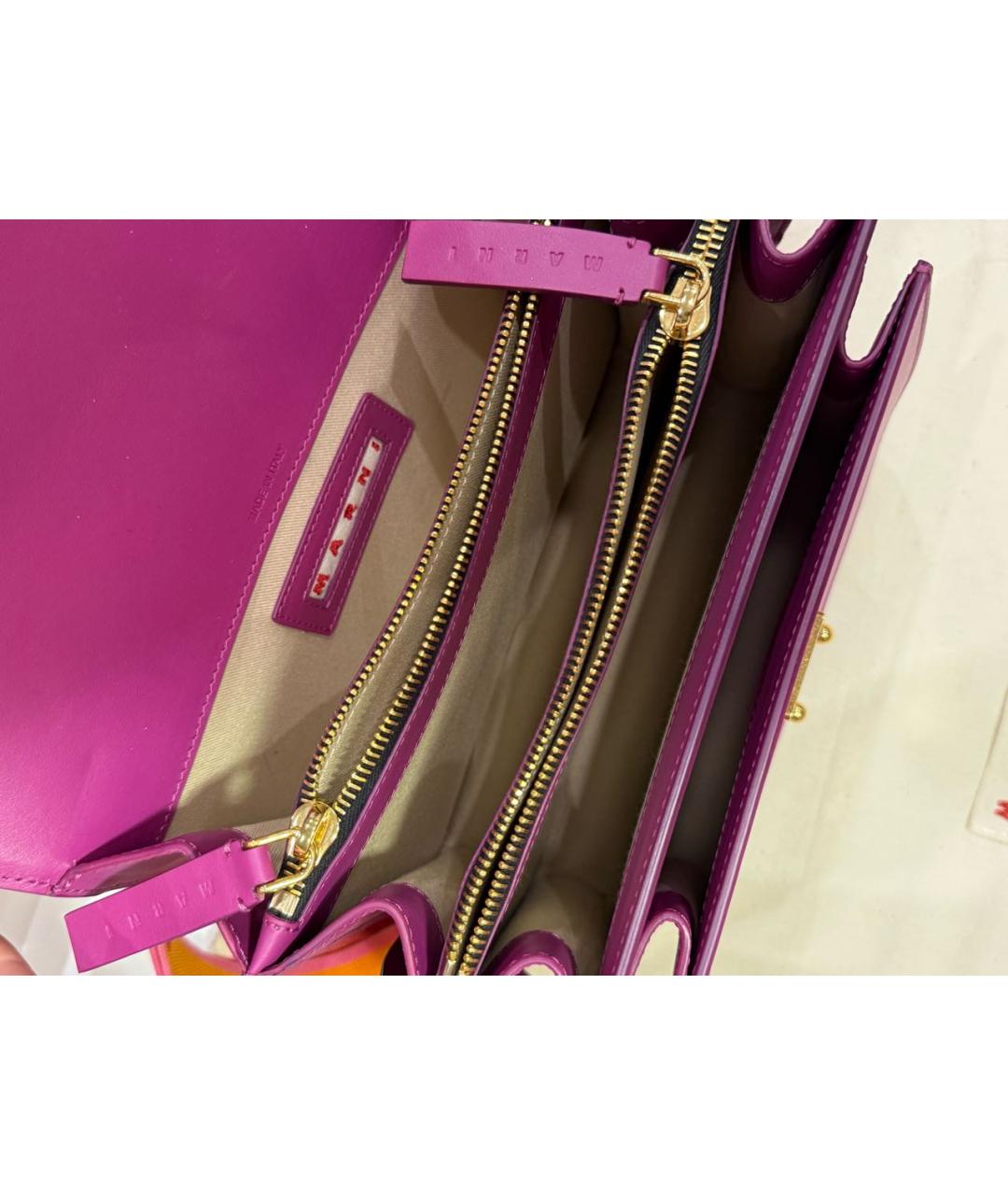 MARNI Фуксия сумка через плечо, фото 4