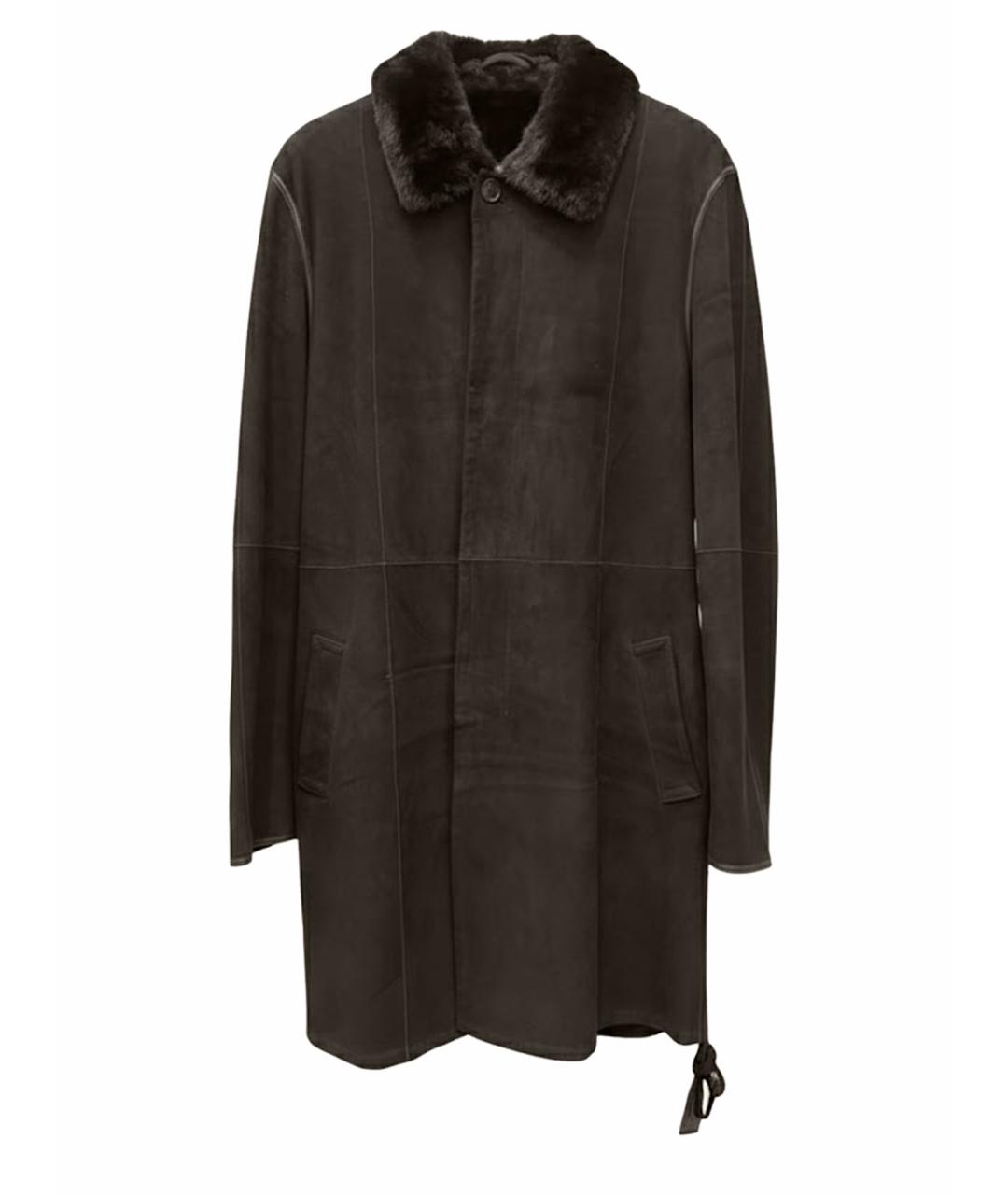 BRIONI Коричневая меховая дубленка/шуба, фото 1