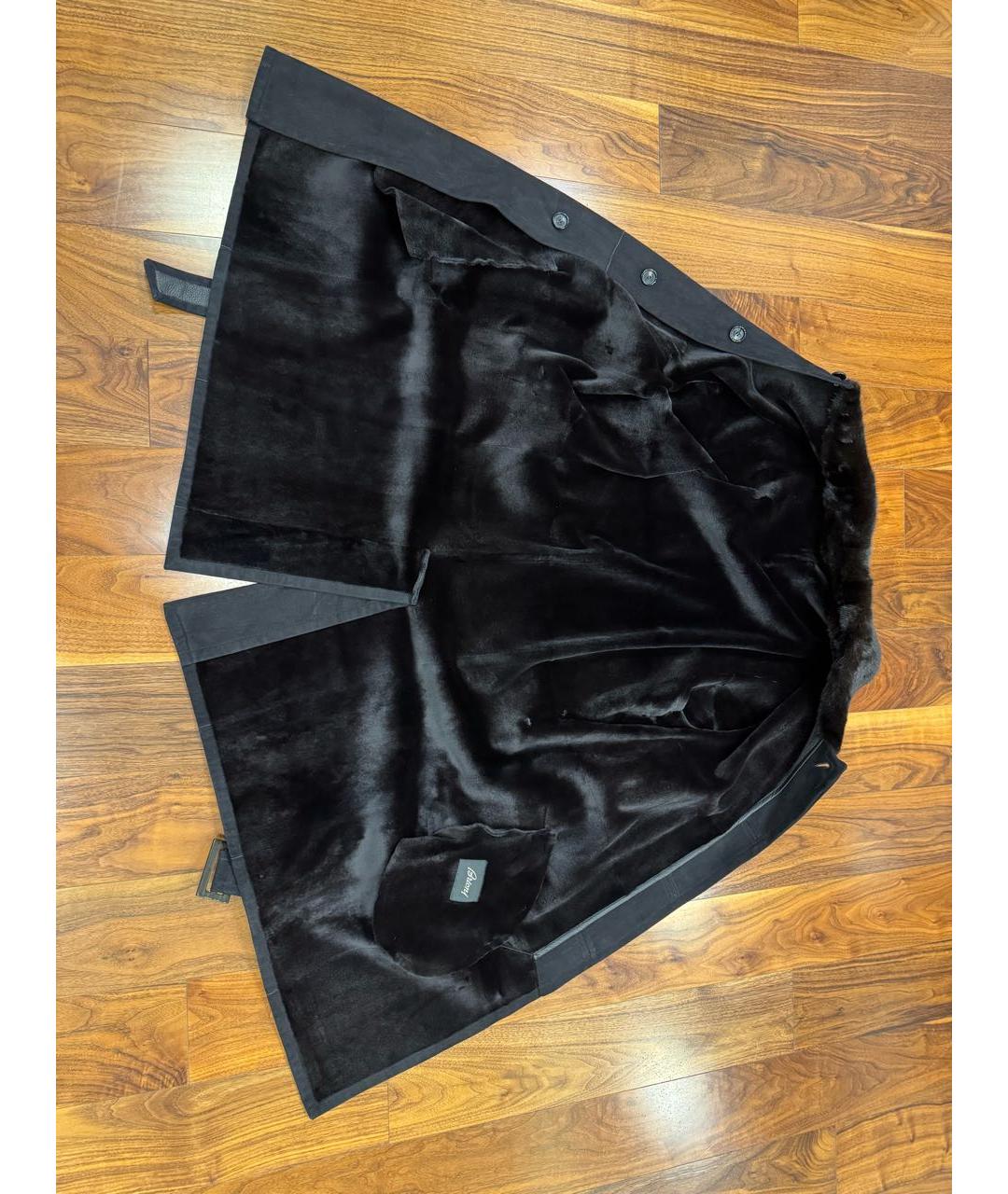 BRIONI Коричневая меховая дубленка/шуба, фото 3