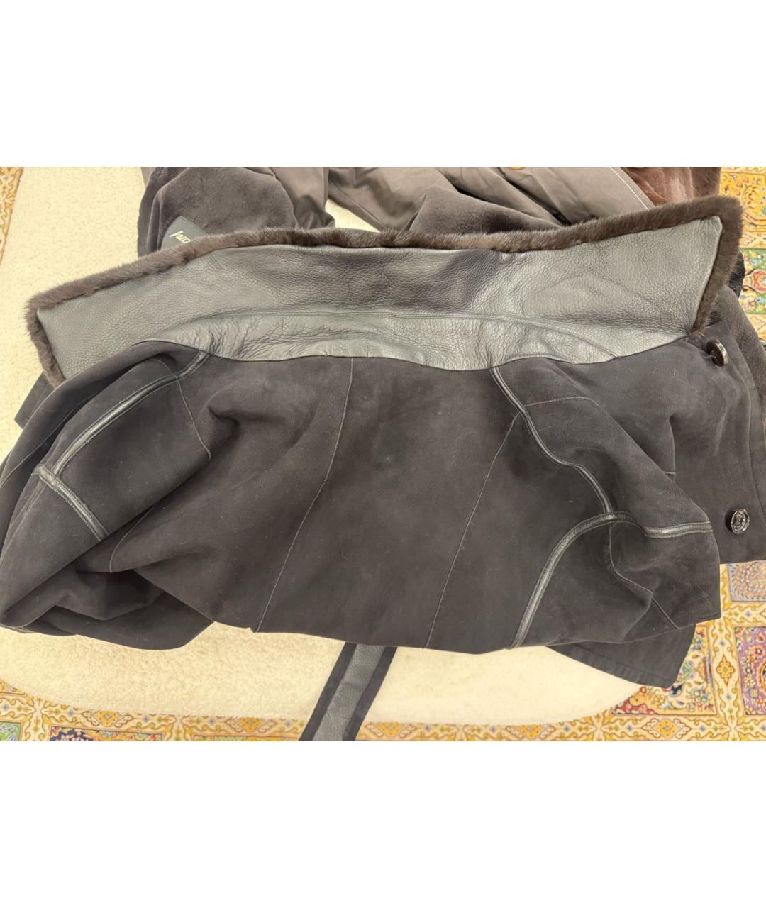 BRIONI Коричневая меховая дубленка/шуба, фото 6