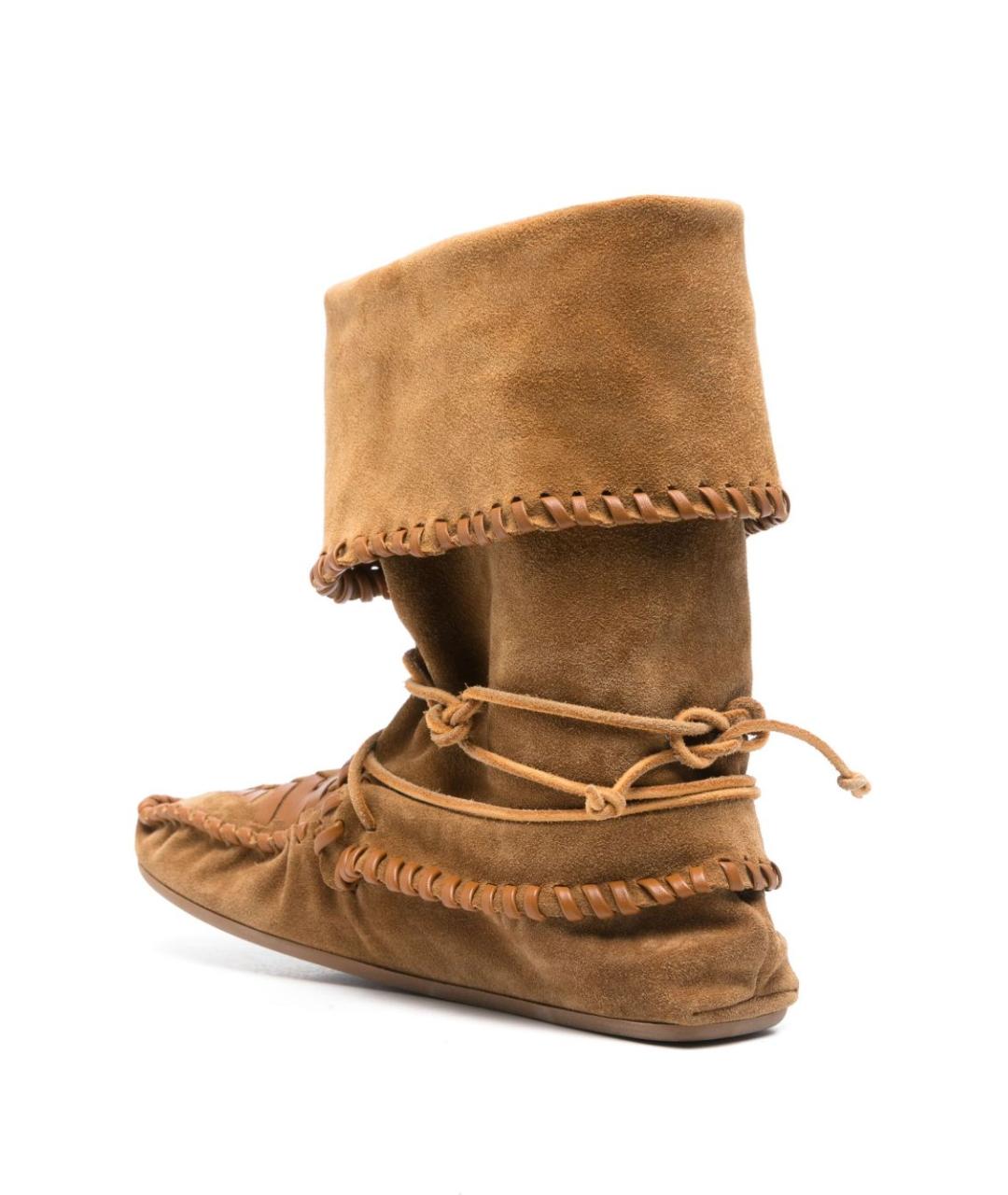 ISABEL MARANT Коричневые замшевые сапоги, фото 2