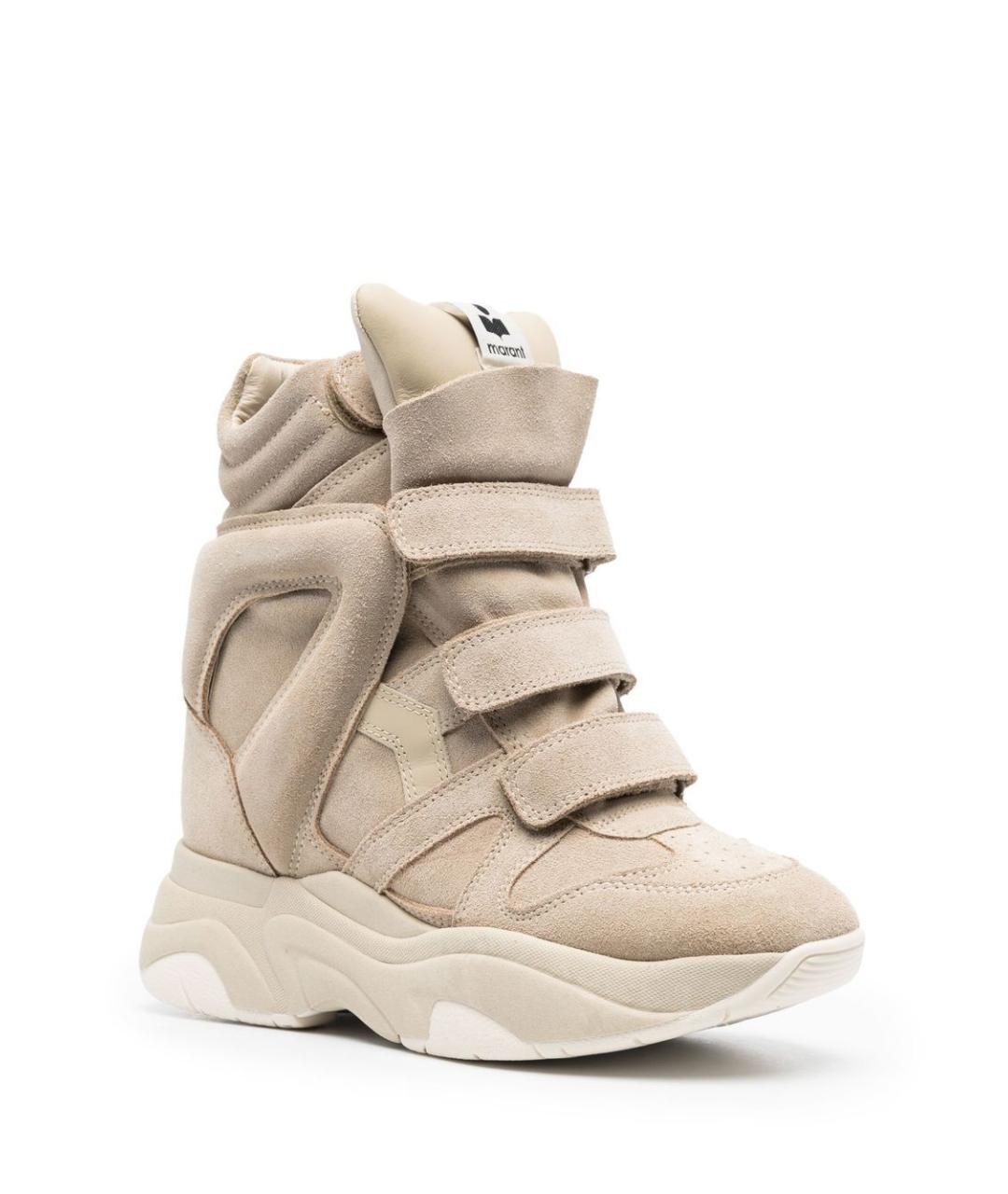 ISABEL MARANT Бежевые кроссовки, фото 4