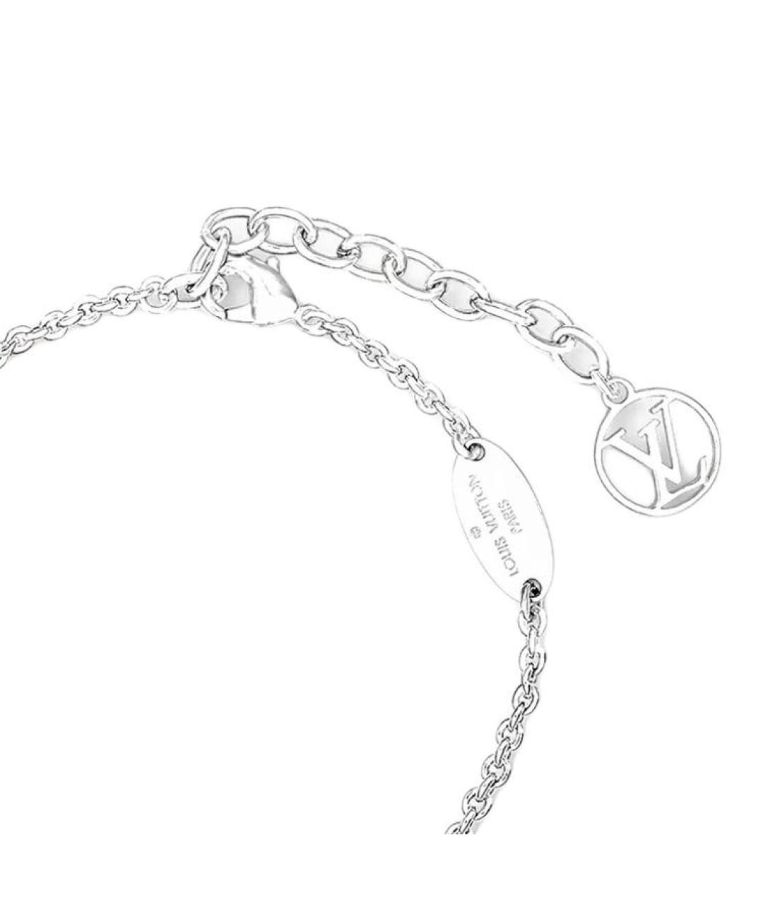 LOUIS VUITTON Серебрянный металлический браслет, фото 3