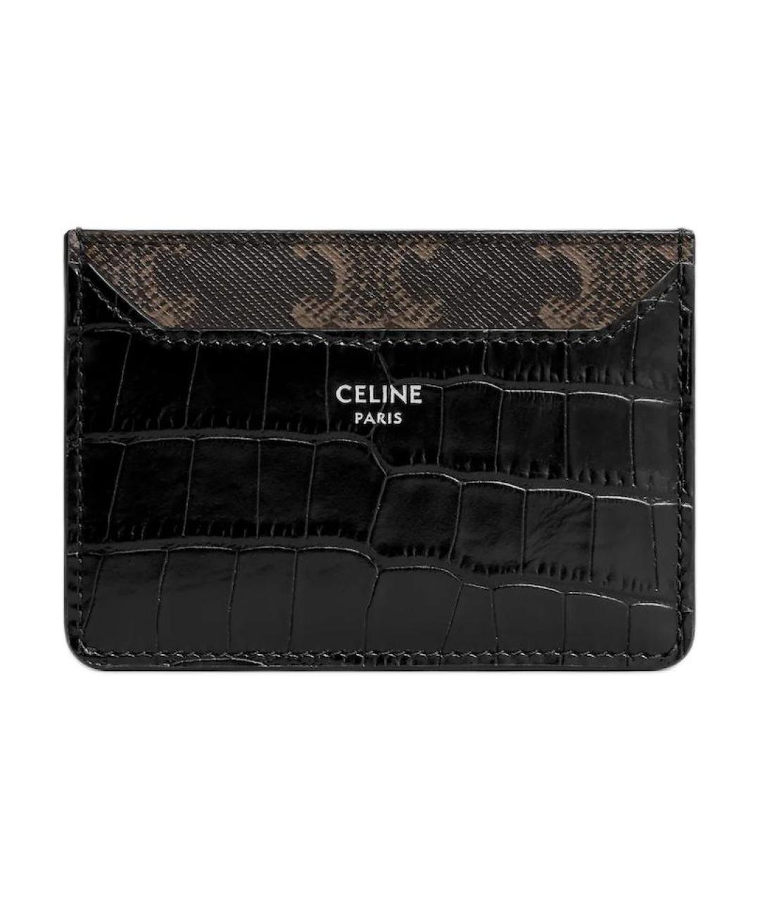 CELINE Черный кардхолдер, фото 1