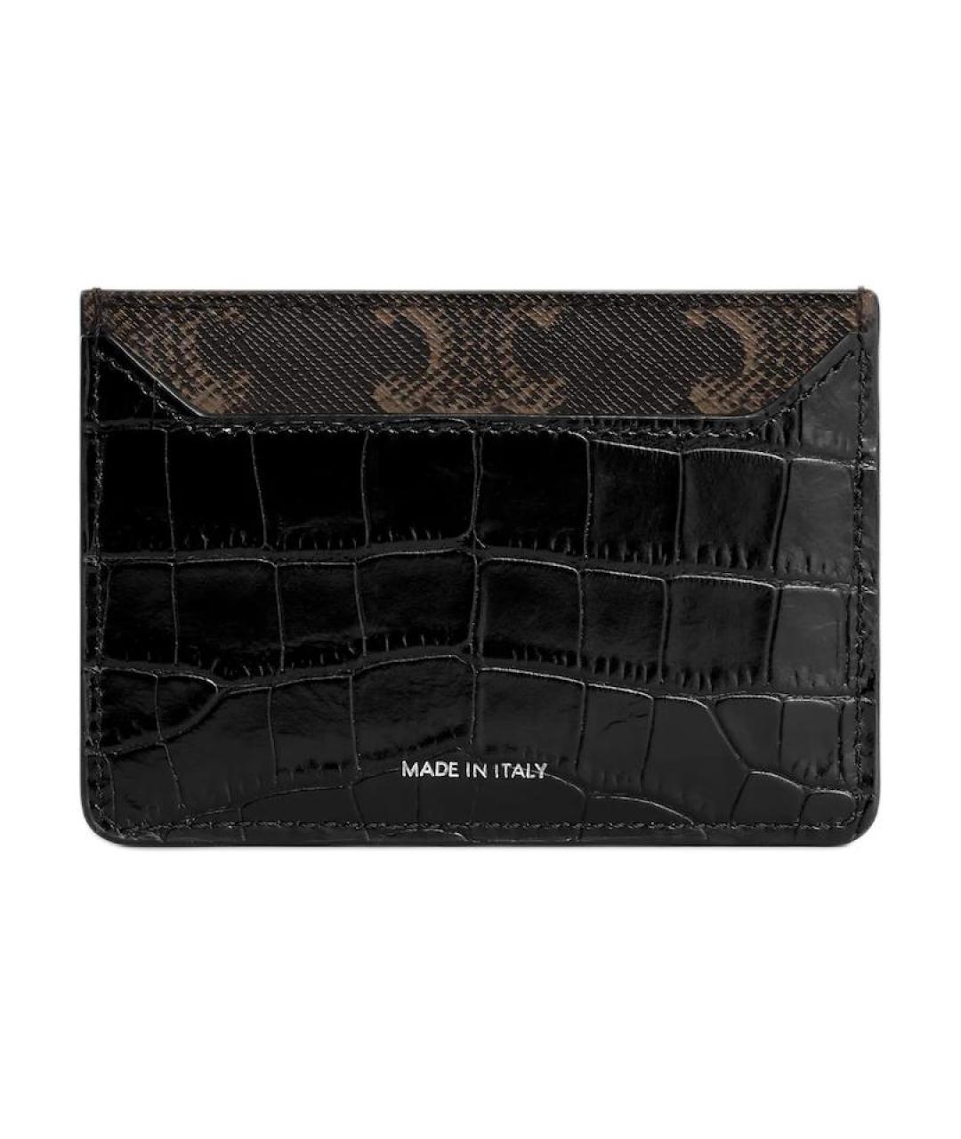 CELINE Черный кардхолдер, фото 3