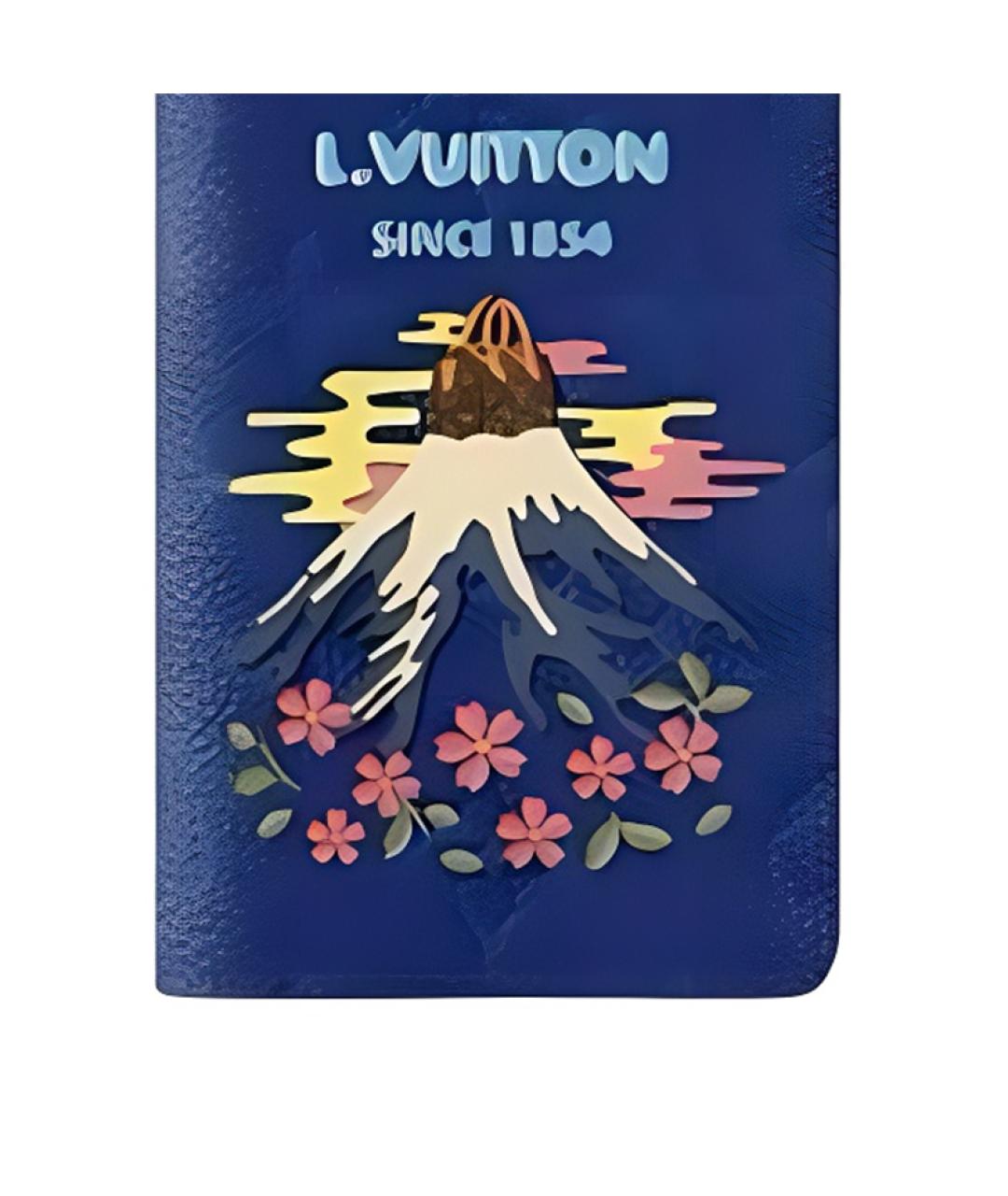 LOUIS VUITTON Синий кошелек, фото 2