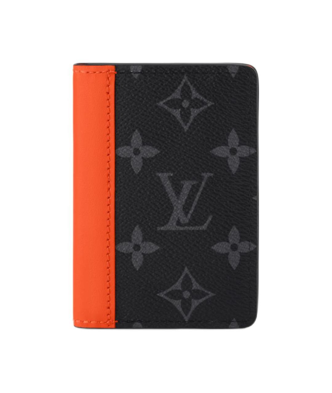 LOUIS VUITTON Серый кожаный кошелек, фото 1