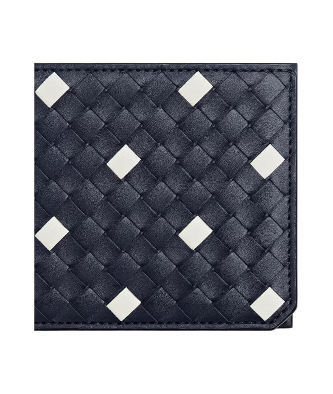 BOTTEGA VENETA Черный кожаный кошелек, фото 4