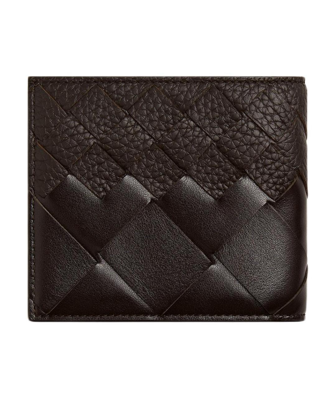BOTTEGA VENETA Коричневый кожаный кошелек, фото 2