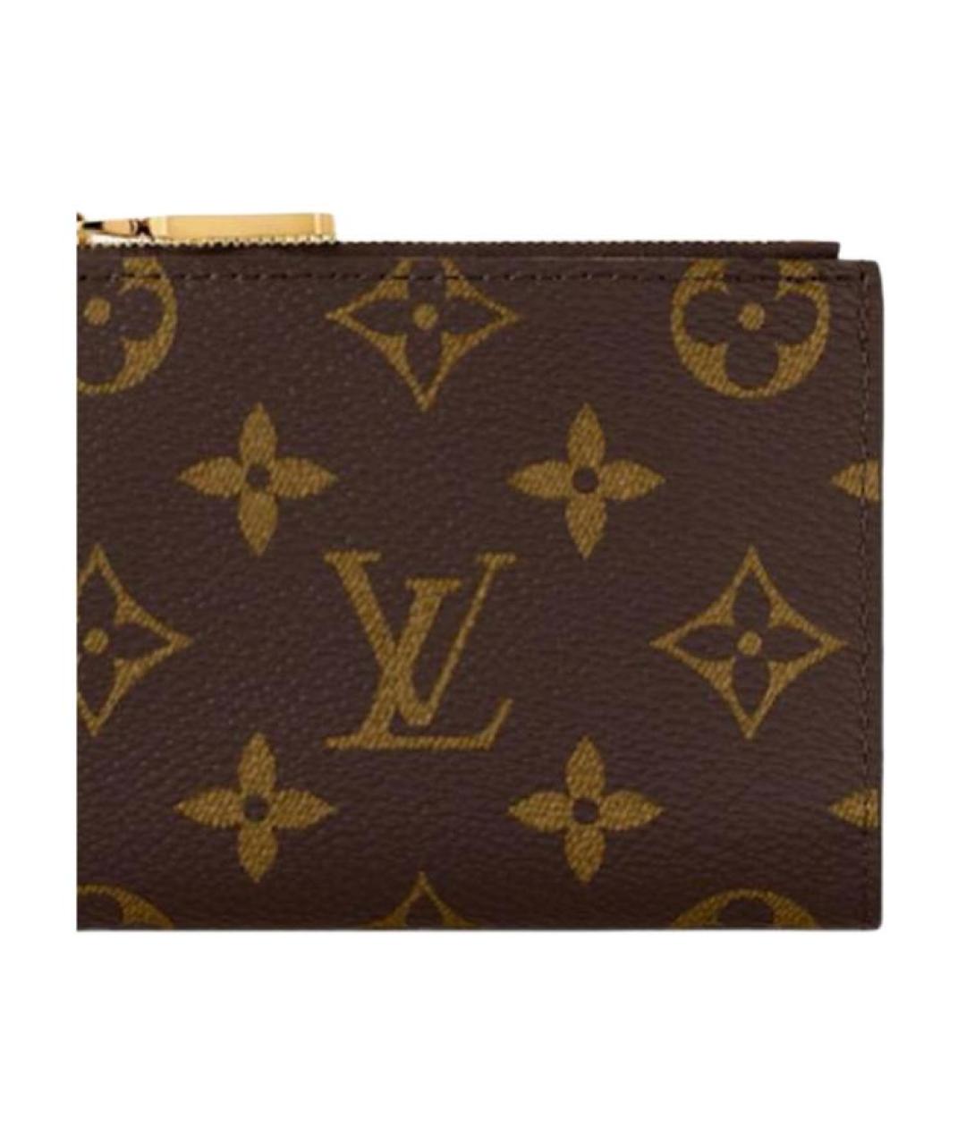 LOUIS VUITTON Коричневый кошелек, фото 6