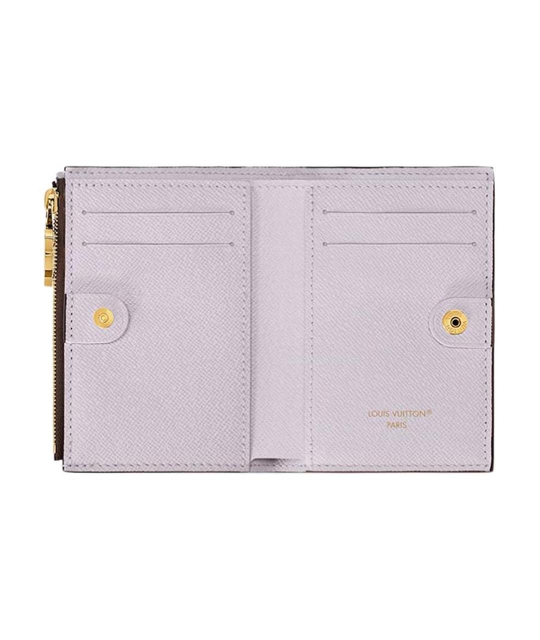 LOUIS VUITTON Коричневый кошелек, фото 5