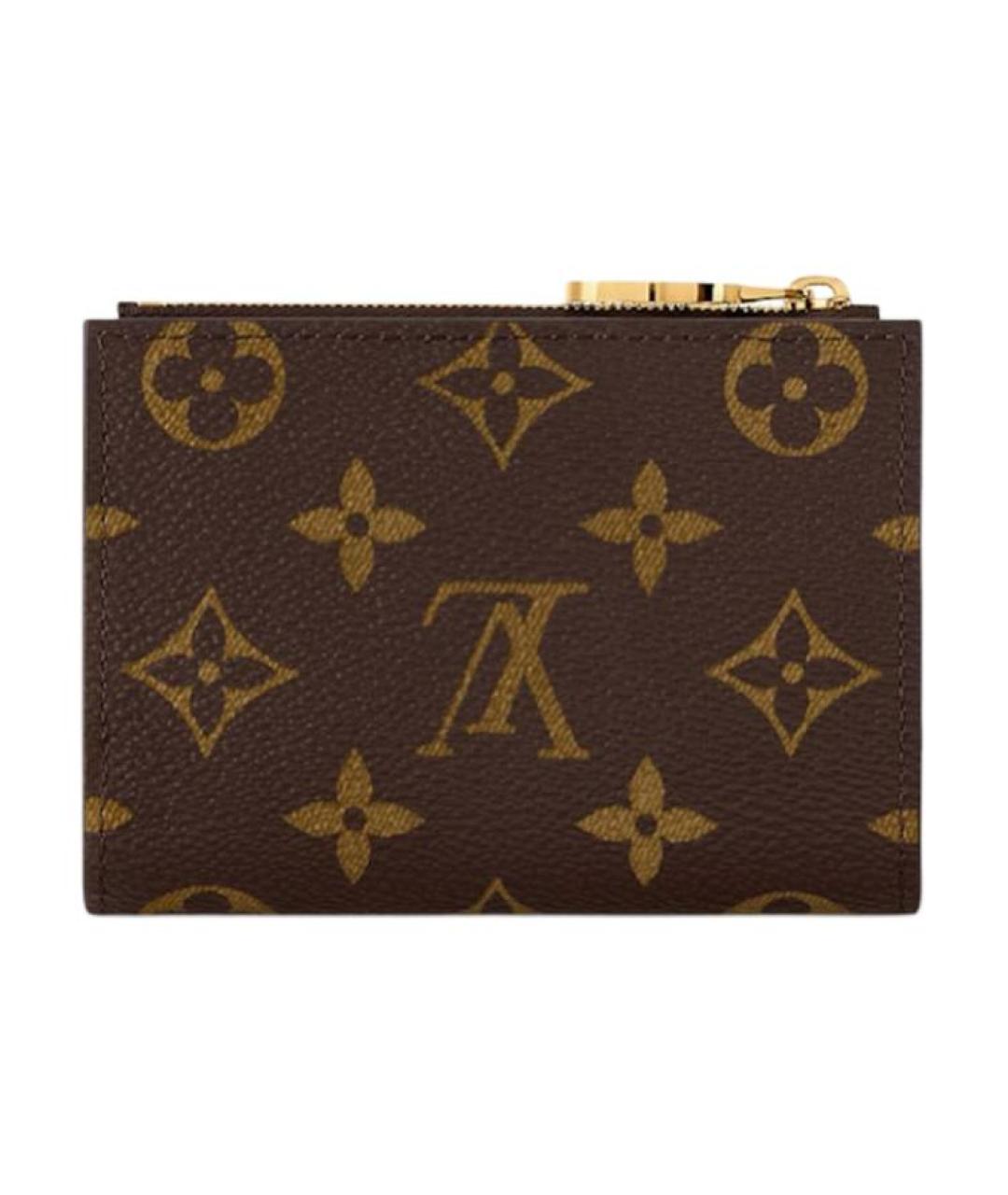 LOUIS VUITTON Коричневый кошелек, фото 3