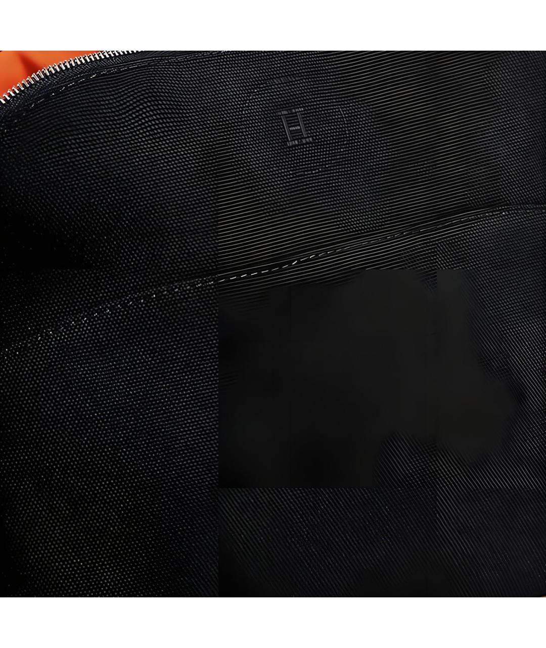 HERMES Черная хлопковая косметичка, фото 2