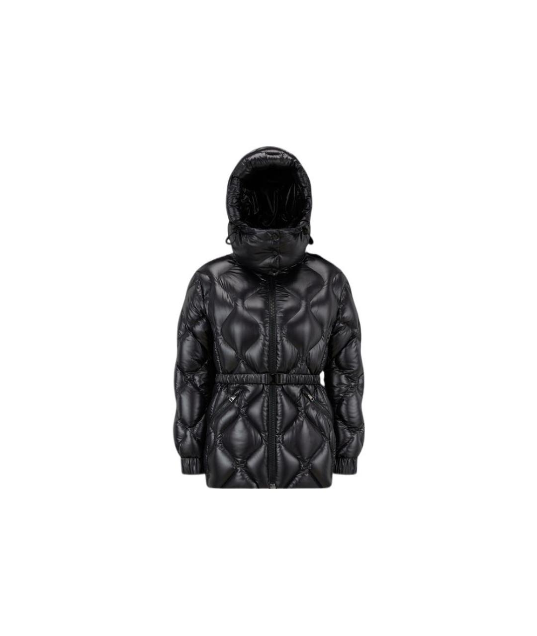 MONCLER Черный пуховик, фото 5
