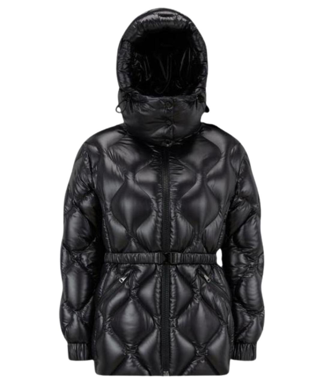 MONCLER Черный пуховик, фото 1