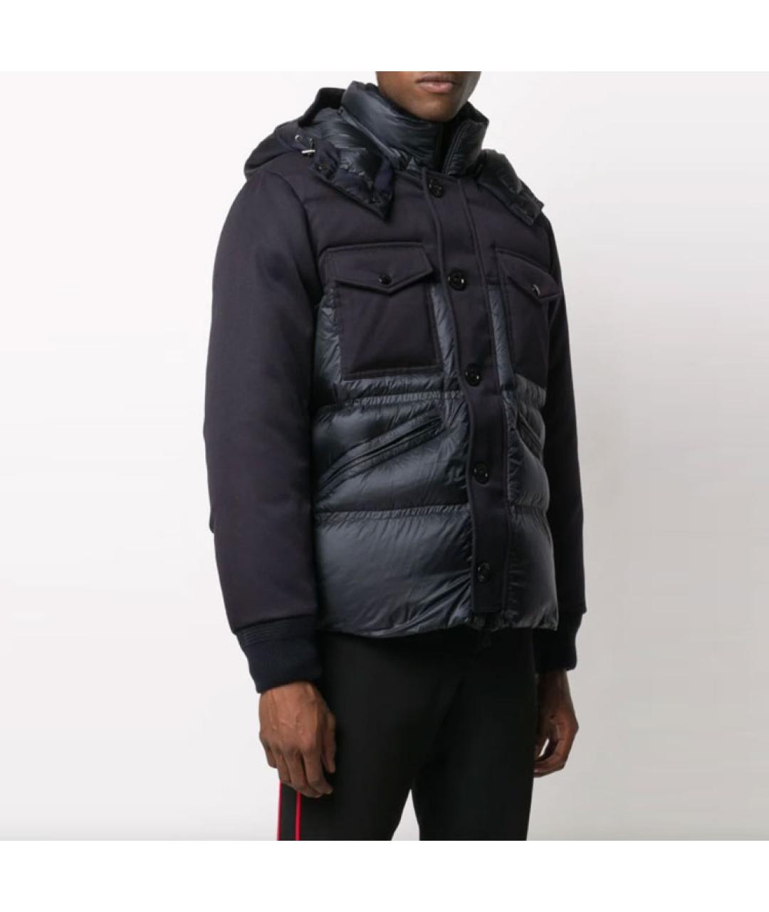 MONCLER Синий пуховик, фото 3
