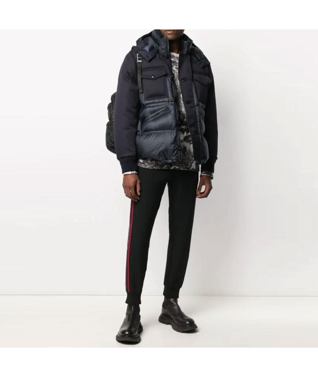 MONCLER Синий пуховик, фото 2