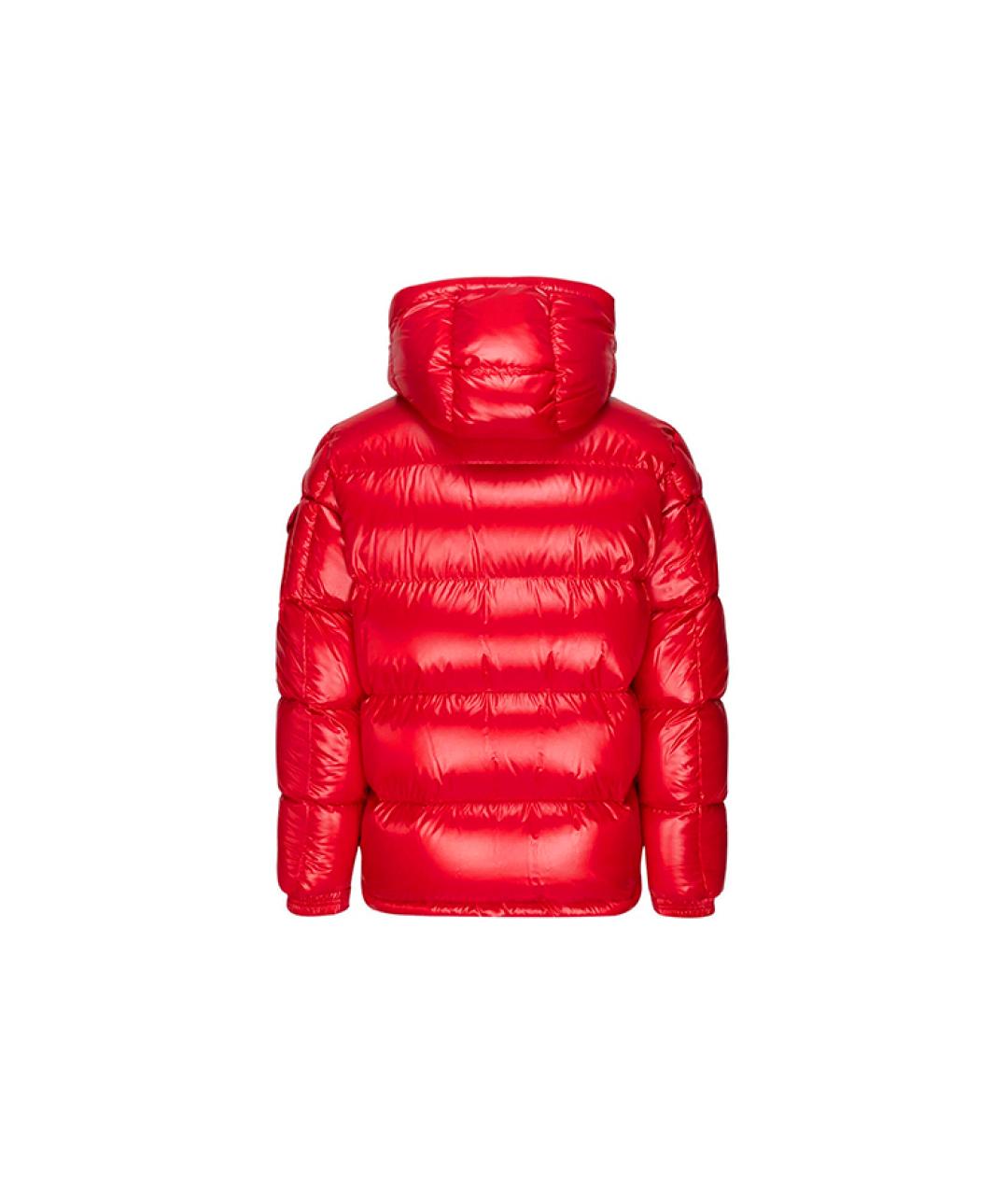 MONCLER Красный пуховик, фото 2