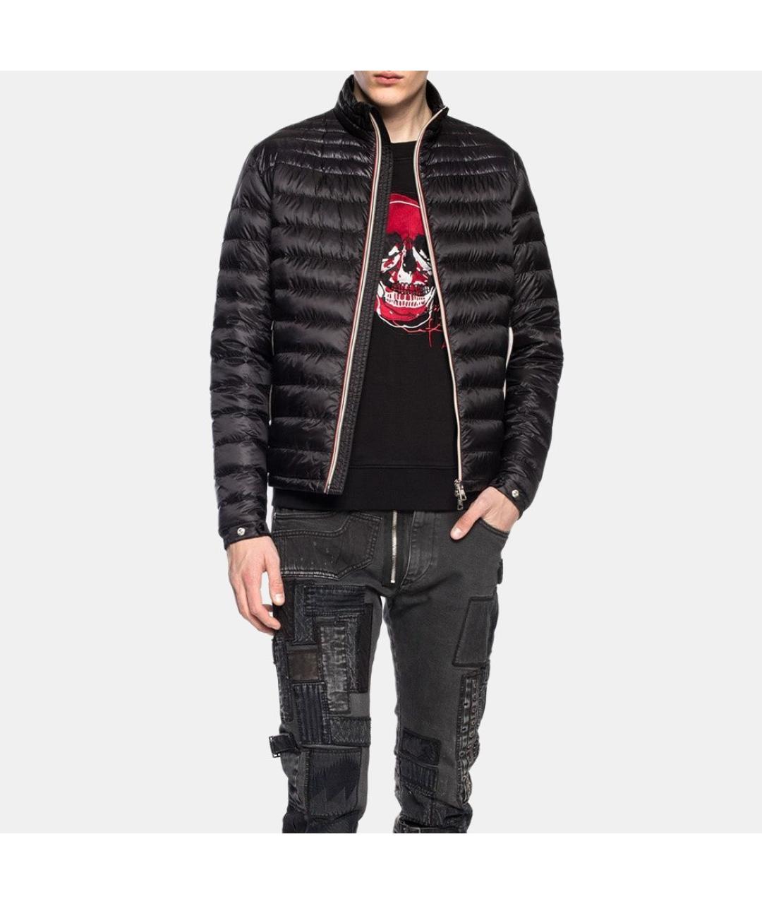 MONCLER Черный пуховик, фото 2