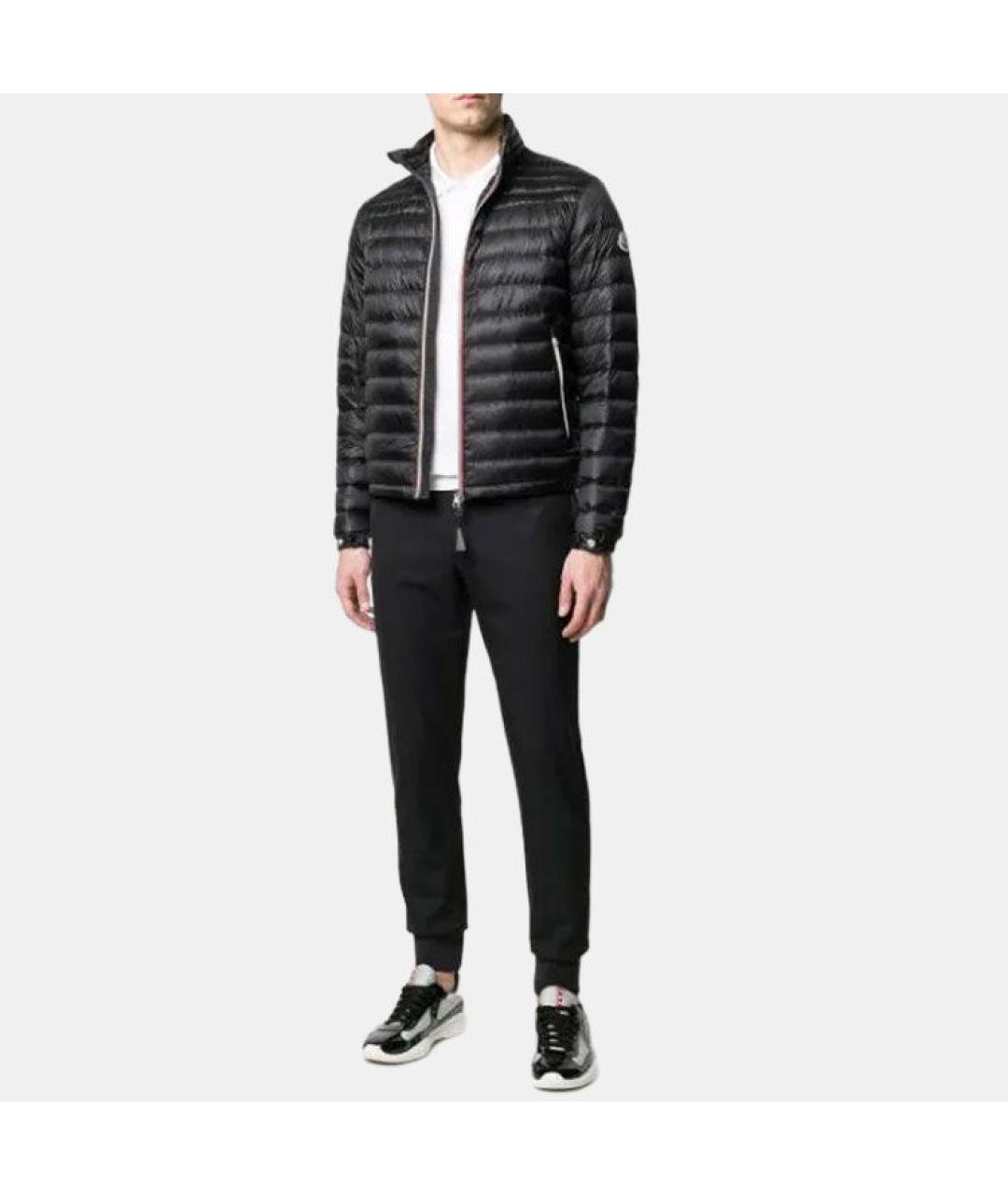 MONCLER Черный пуховик, фото 3