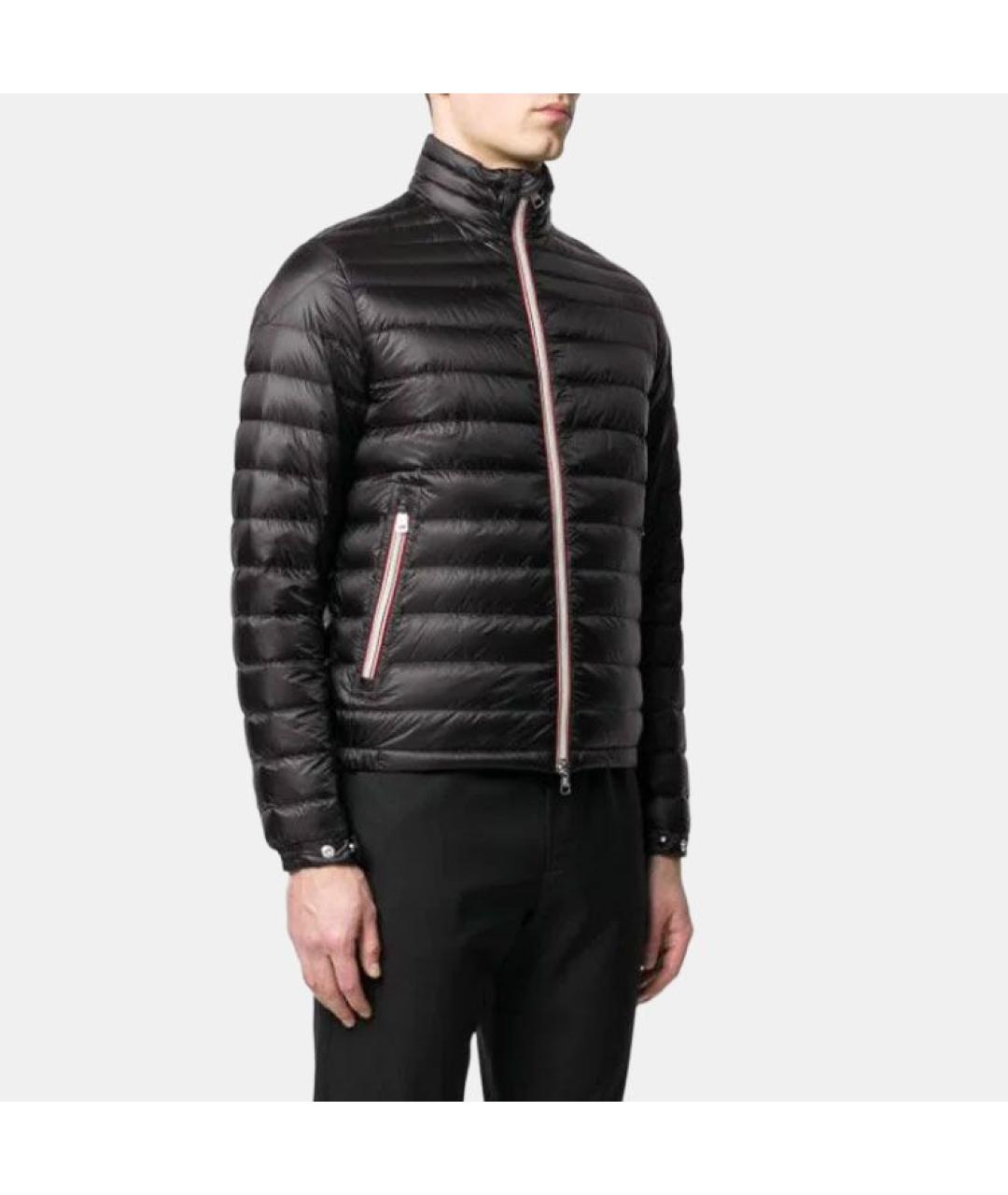 MONCLER Черный пуховик, фото 4