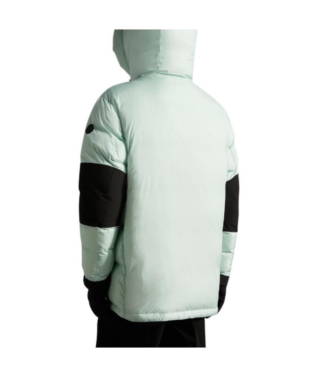 MONCLER Зеленый пуховик, фото 4