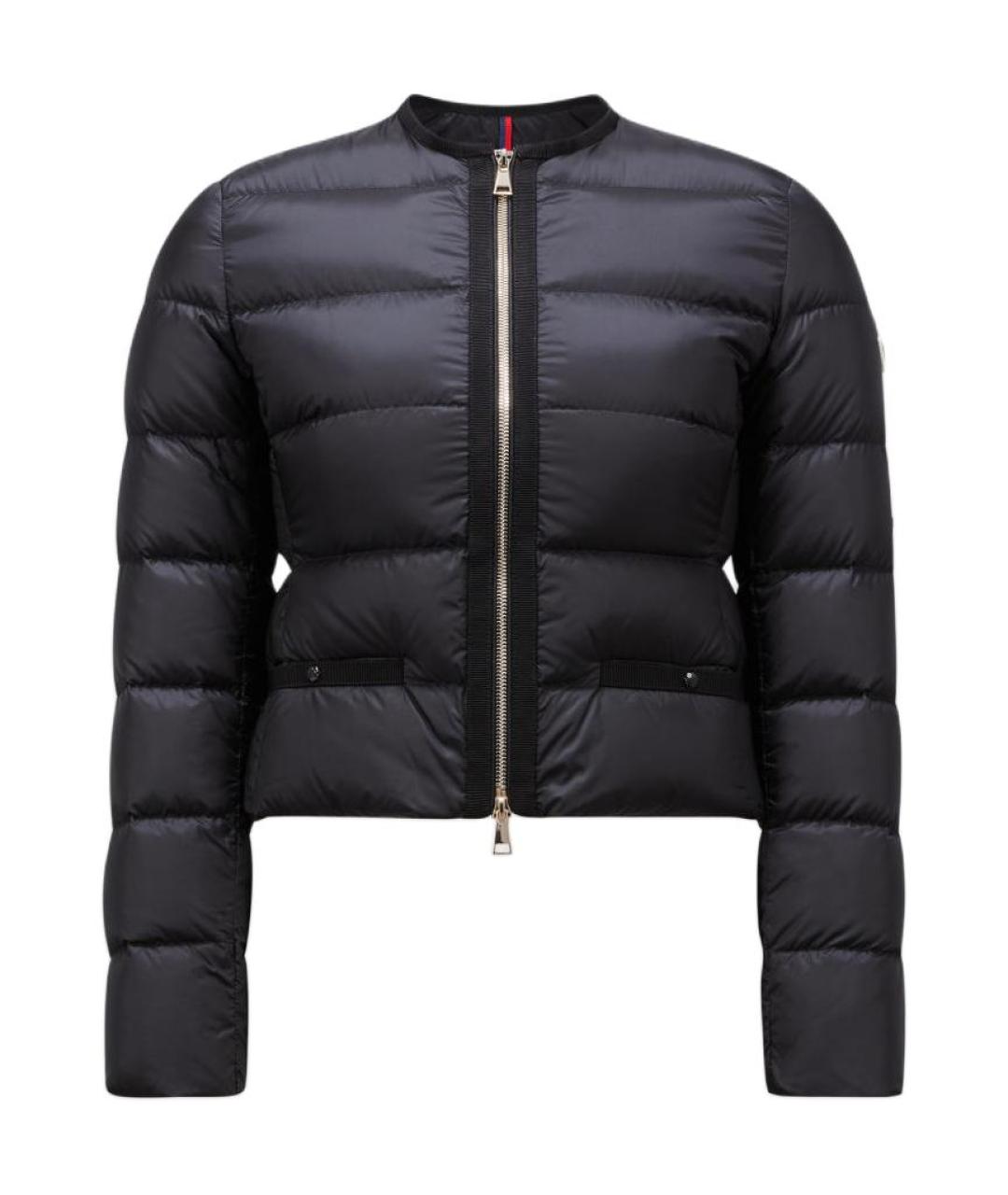 MONCLER Черный пуховик, фото 1