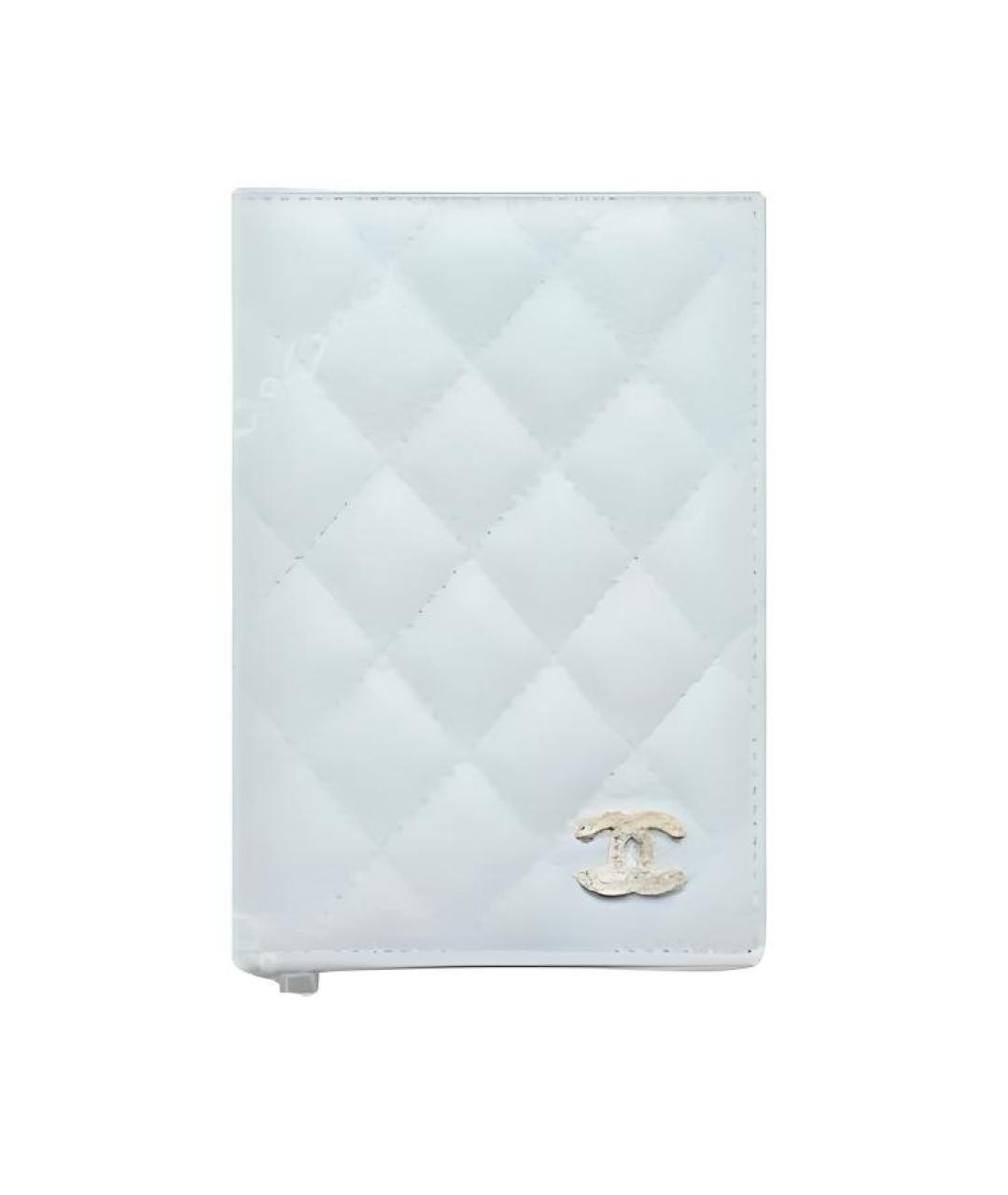 CHANEL Голубой кожаный кошелек, фото 1