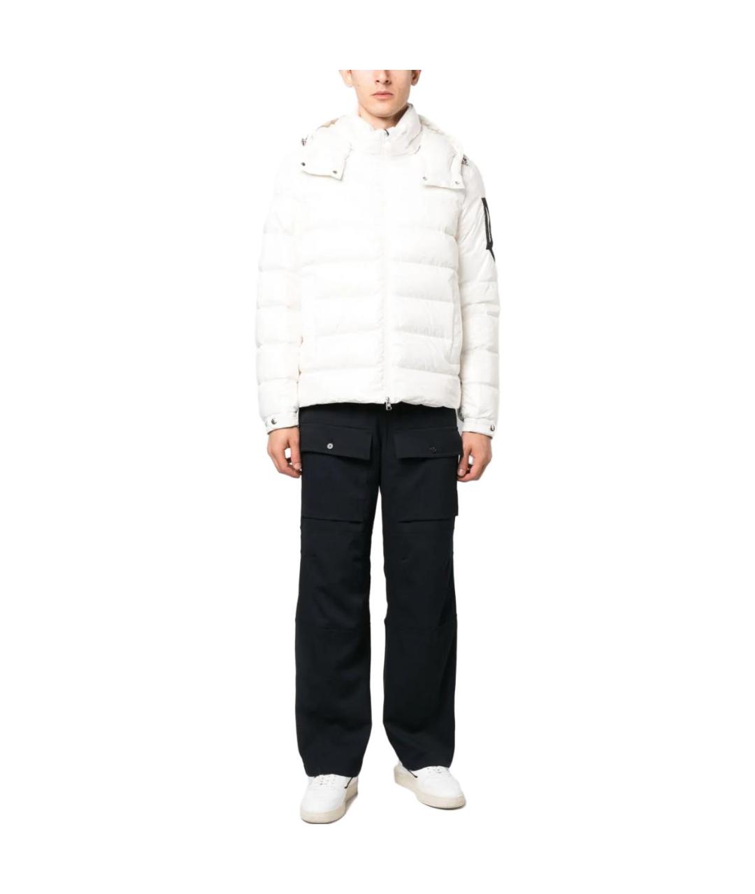 MONCLER Белый пуховик, фото 2