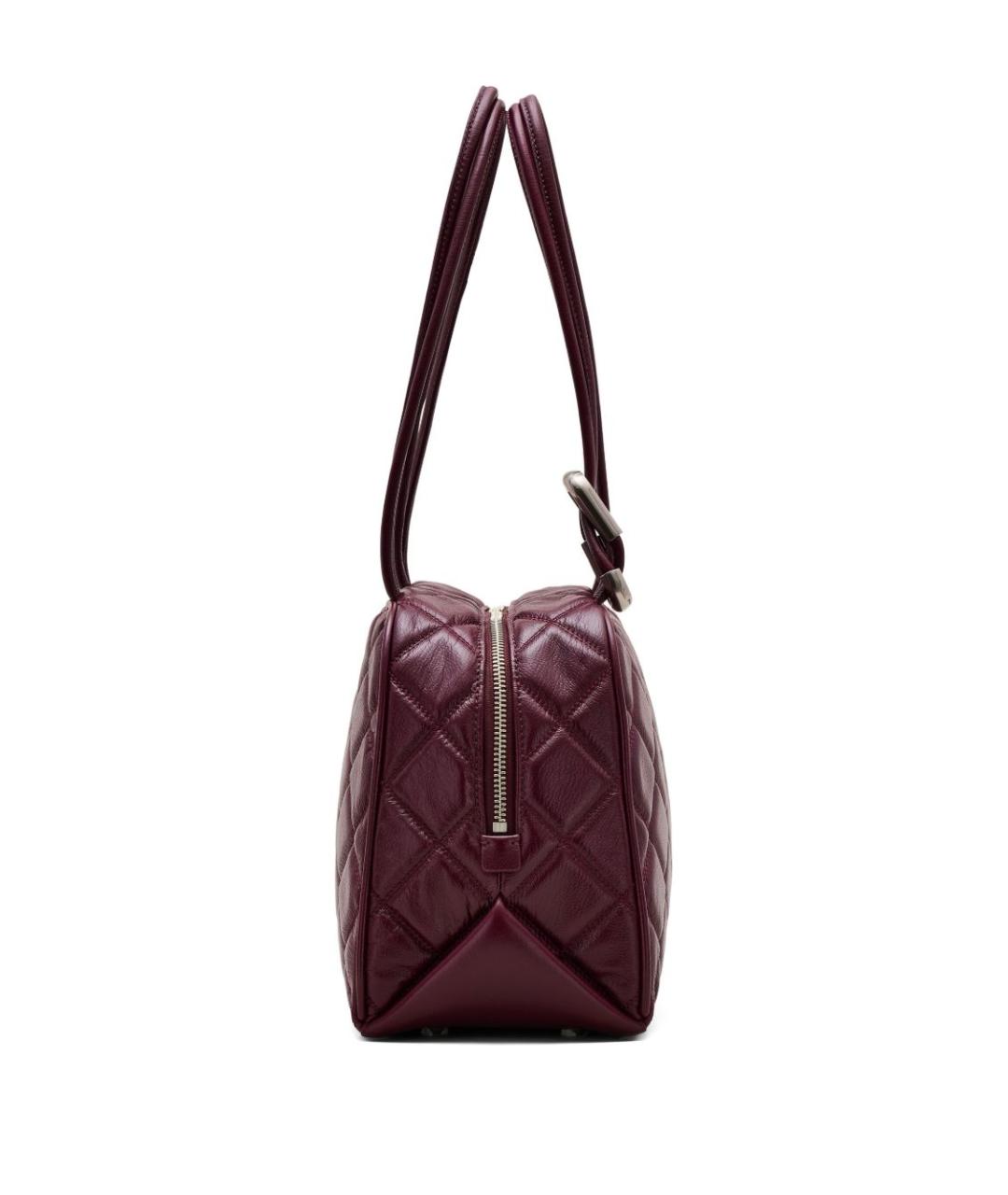 MARC JACOBS Бордовая кожаная сумка через плечо, фото 2