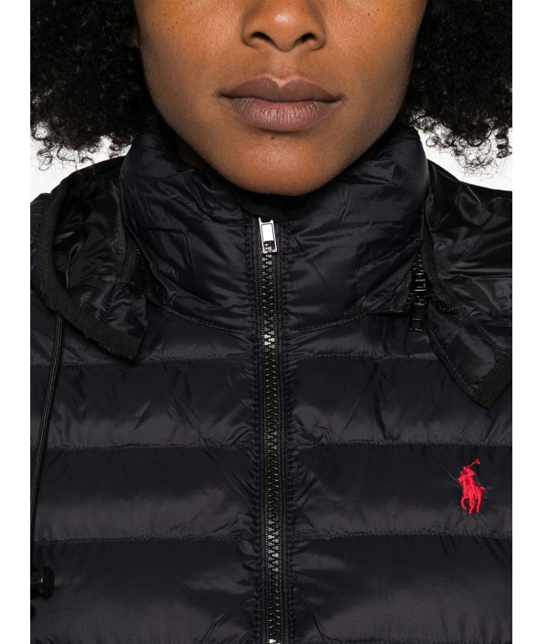 POLO RALPH LAUREN Черная полиамидовая куртка, фото 2