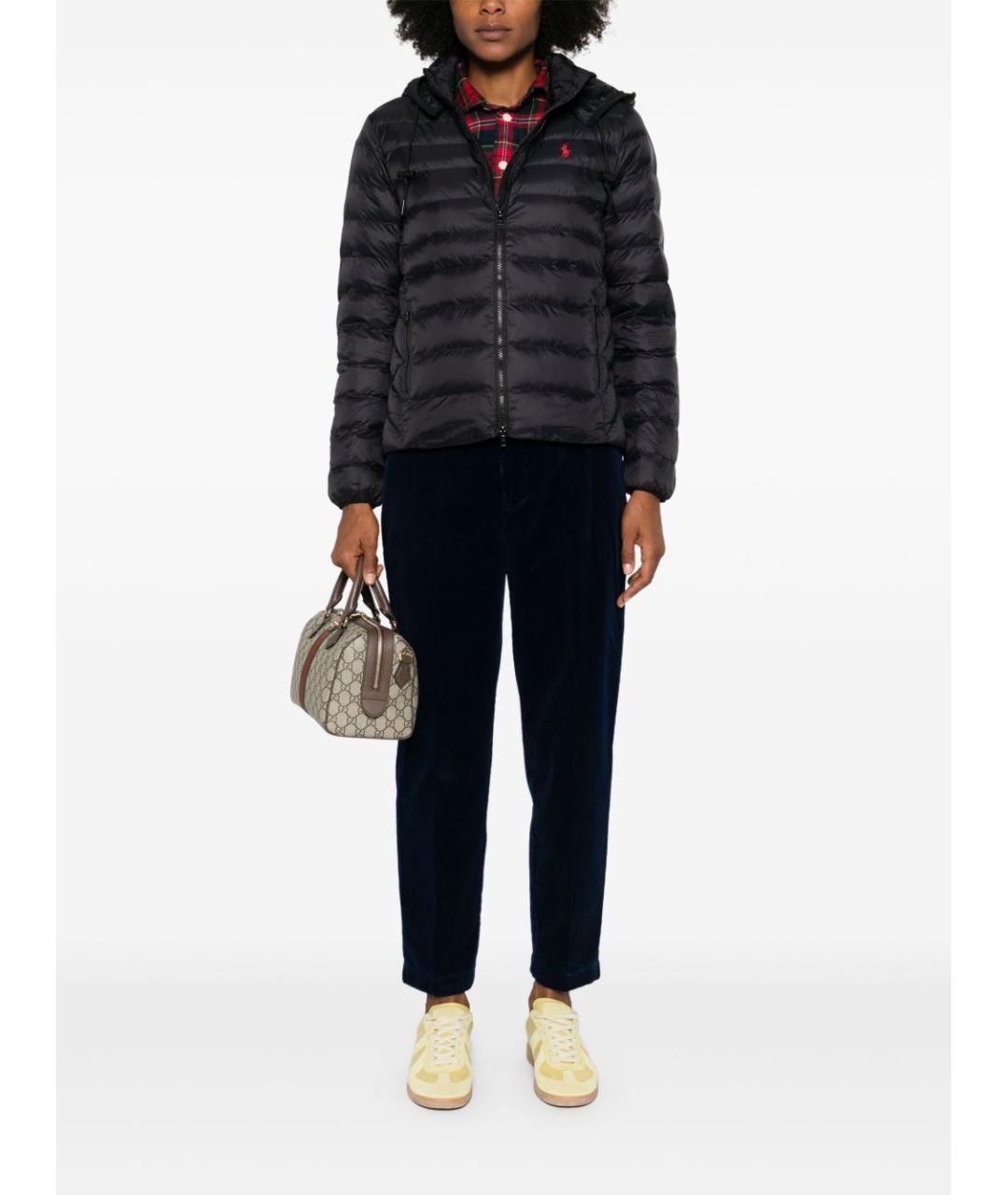 POLO RALPH LAUREN Черная полиамидовая куртка, фото 4