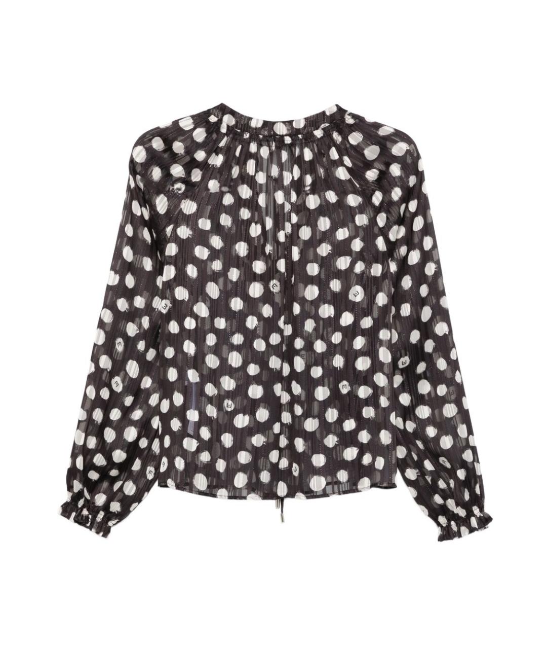 LIU JO Черная полиэстеровая блузы, фото 2