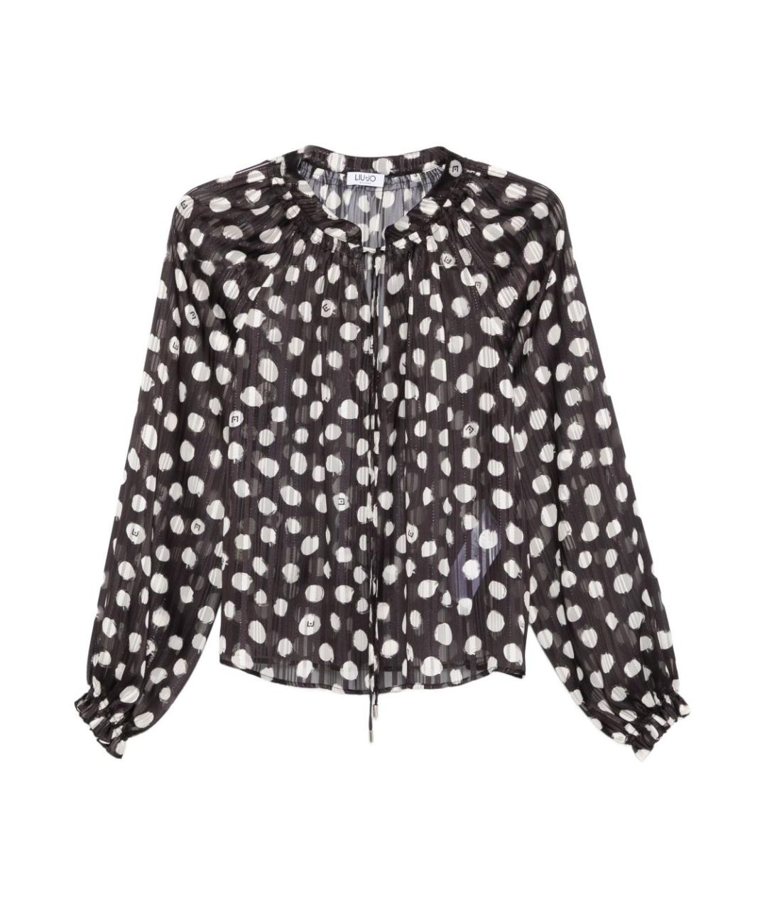 LIU JO Черная полиэстеровая блузы, фото 1