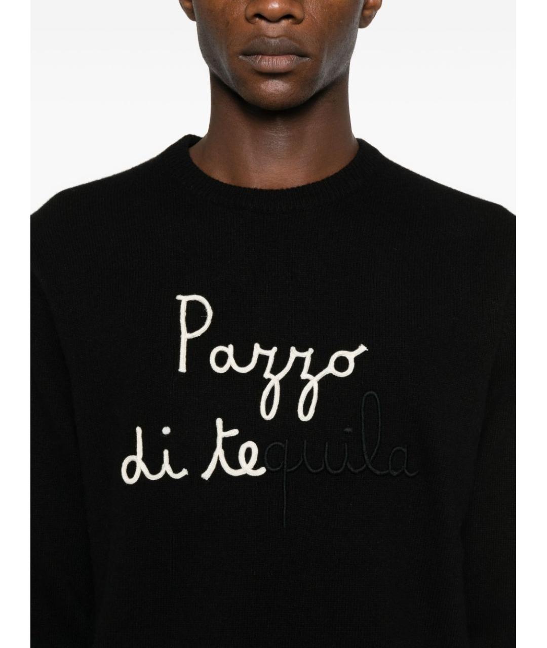 MC2 SAINT BARTH Черный шерстяной джемпер / свитер, фото 5