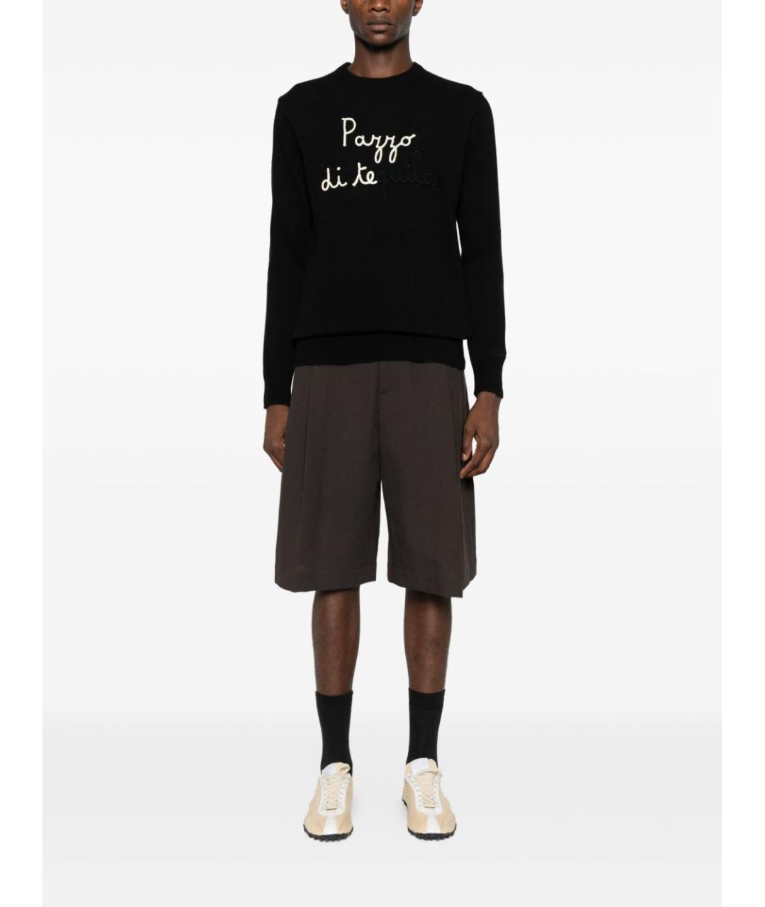 MC2 SAINT BARTH Черный шерстяной джемпер / свитер, фото 3