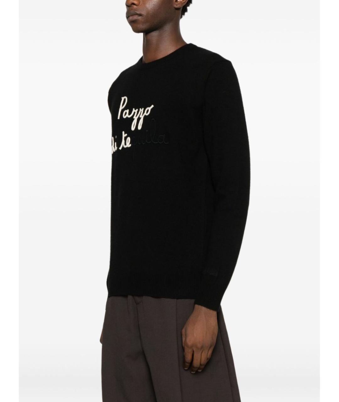 MC2 SAINT BARTH Черный шерстяной джемпер / свитер, фото 2