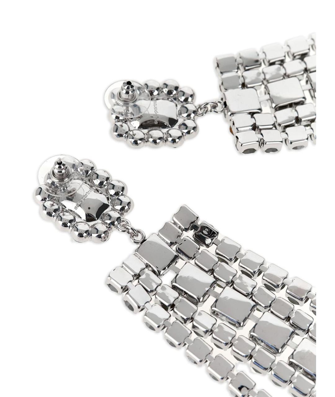 SELF-PORTRAIT Серебряные металлические серьги, фото 3