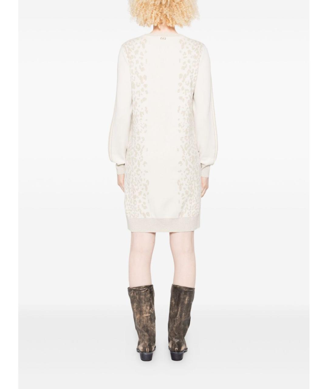 LIU JO Белое вискозное платье, фото 2