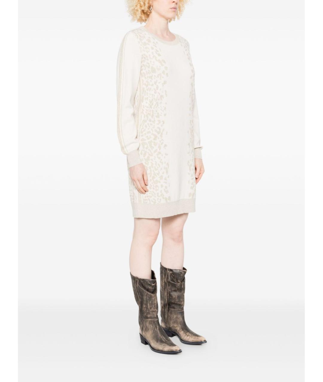 LIU JO Белое вискозное платье, фото 4