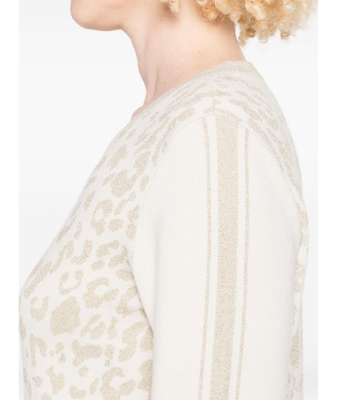 LIU JO Белое вискозное платье, фото 3