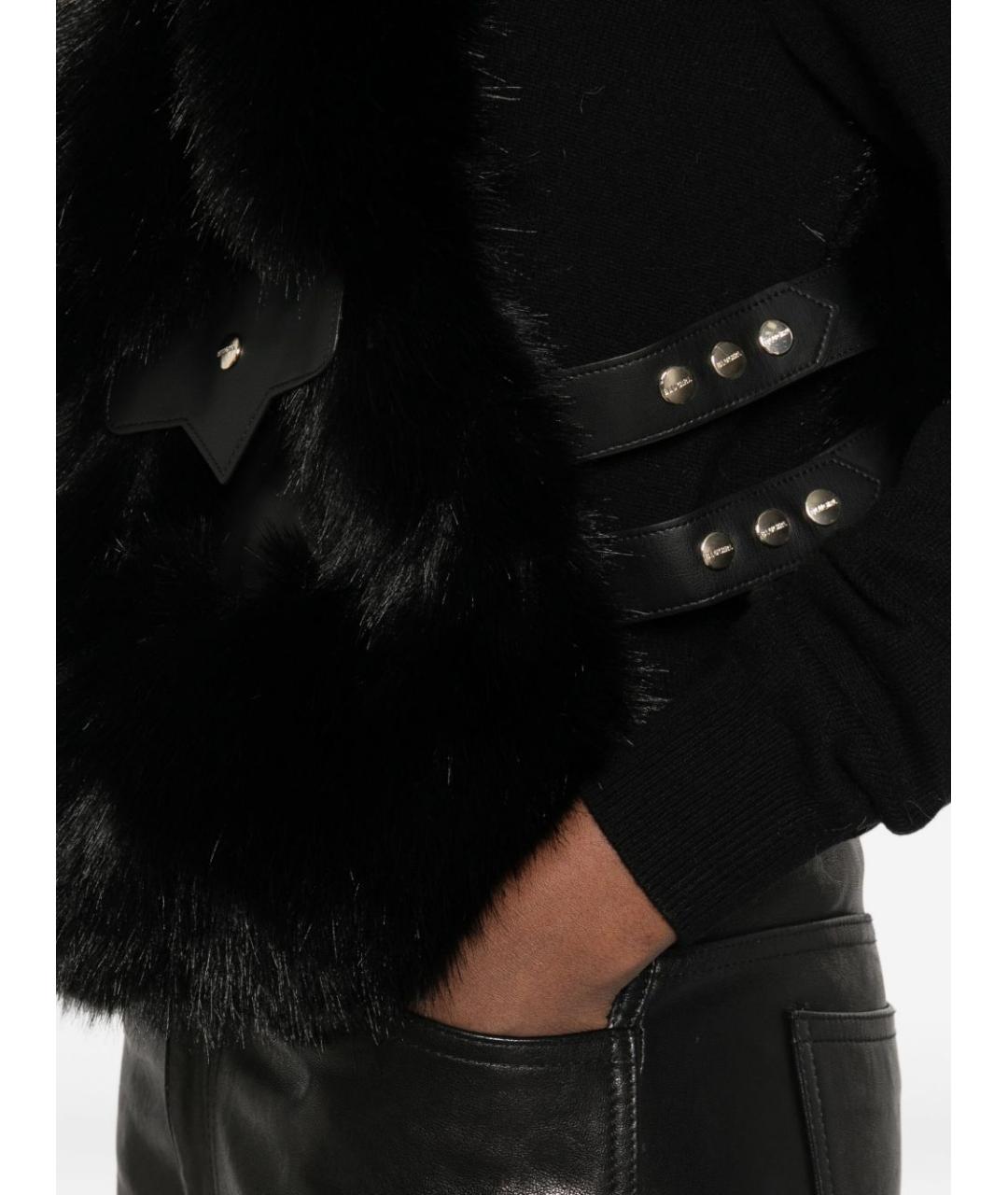 BLUGIRL Черный полиэстеровый жилет, фото 5