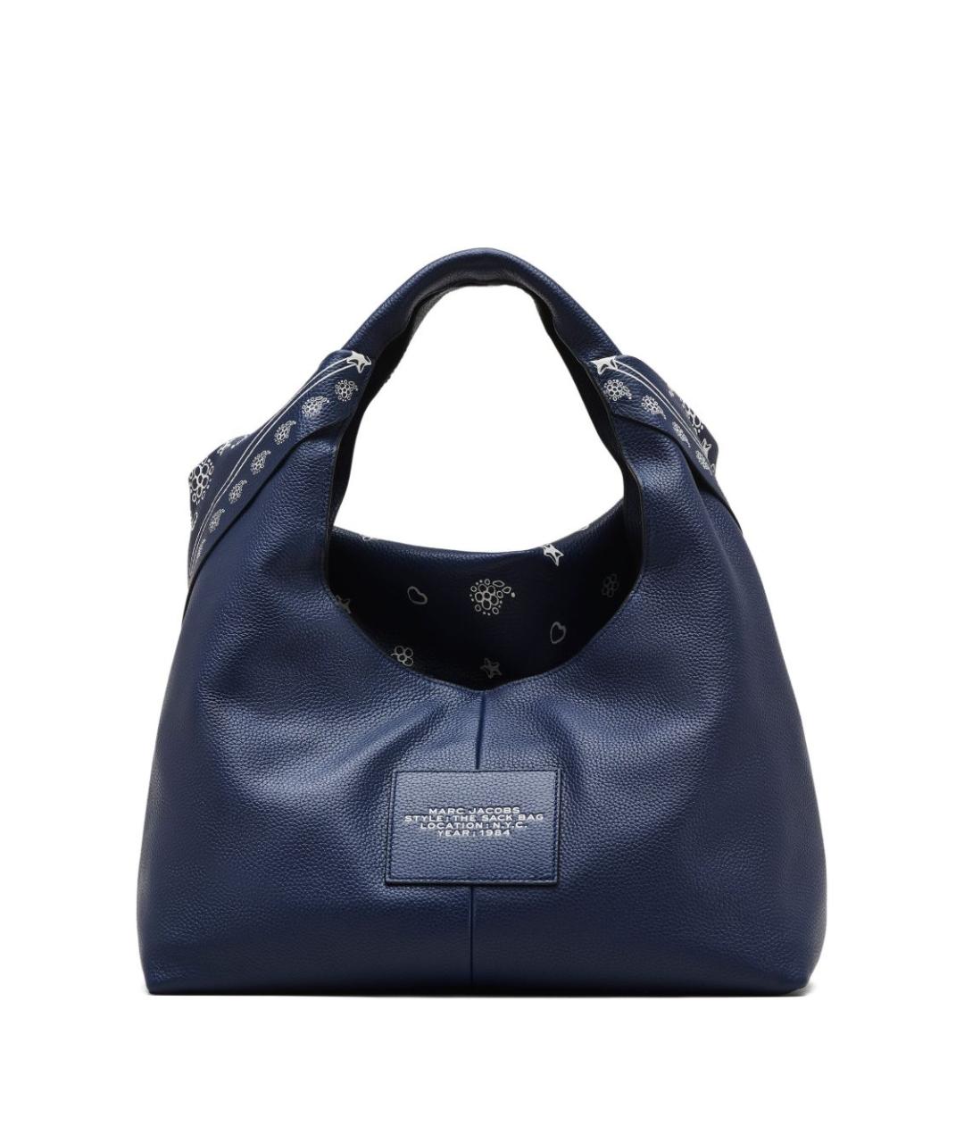 MARC JACOBS Синяя кожаная сумка тоут, фото 4